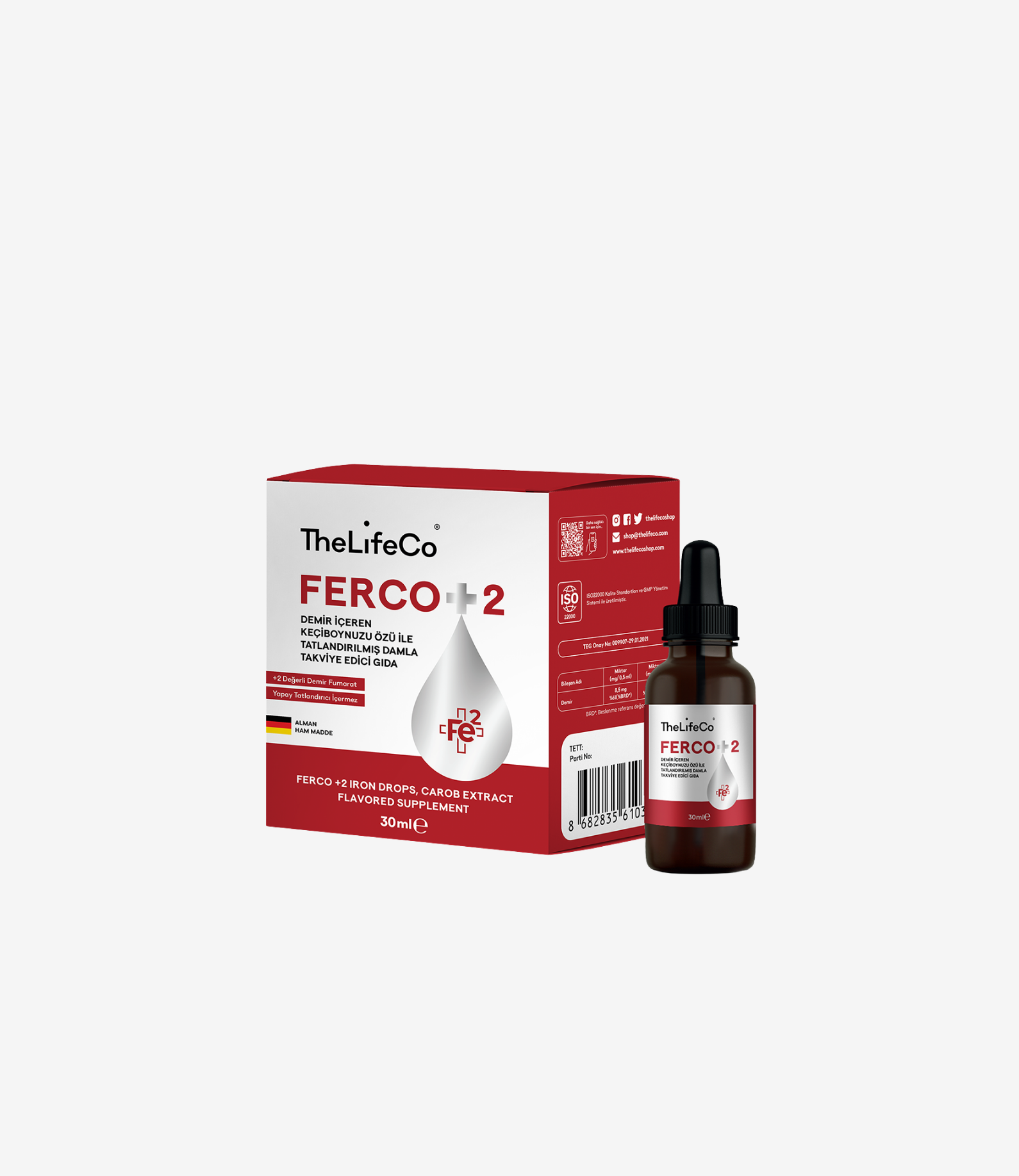 Ferco+2 Demir Damlası 30 ml