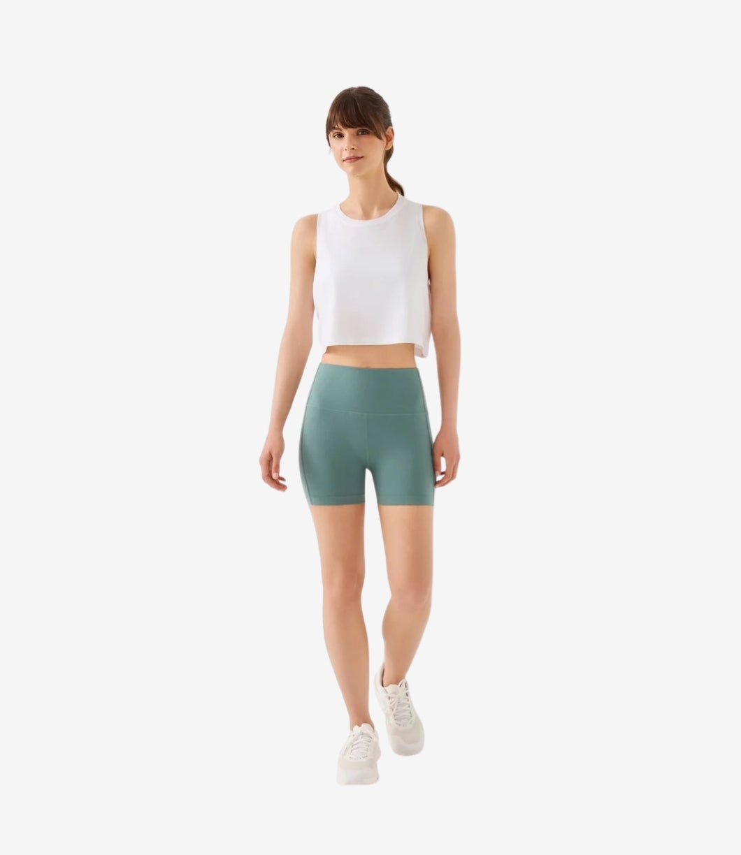 Jerf Aruba Toparlayıcı Mini Şort, yeşil