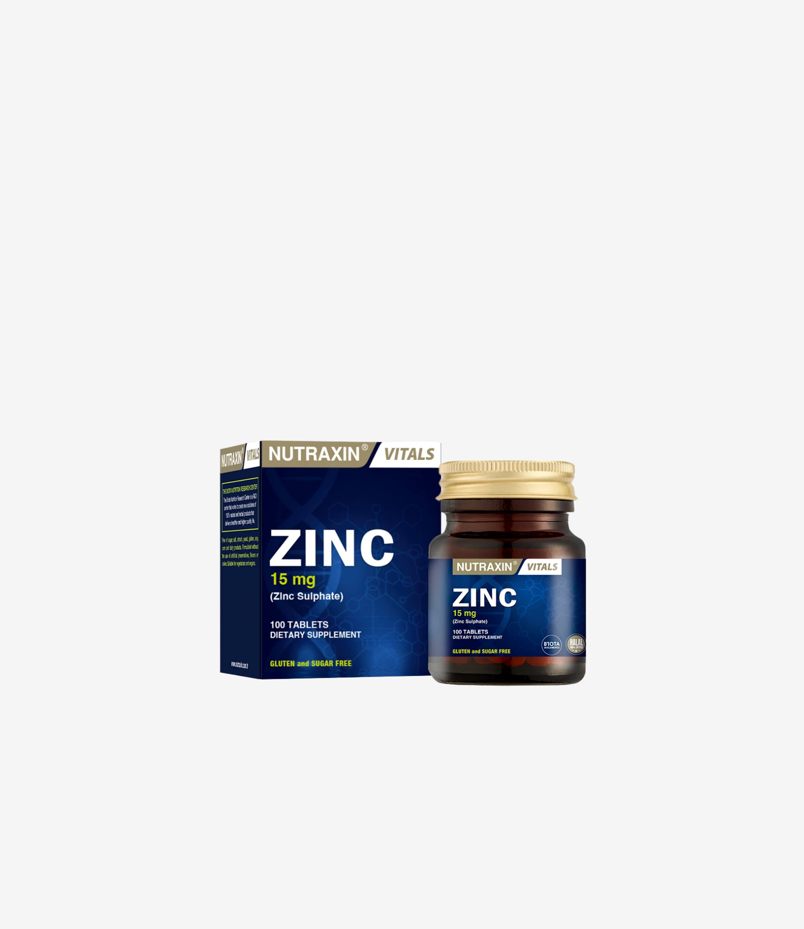 Zinc Sulphate - Çinko Takviyesi 100 Tablet