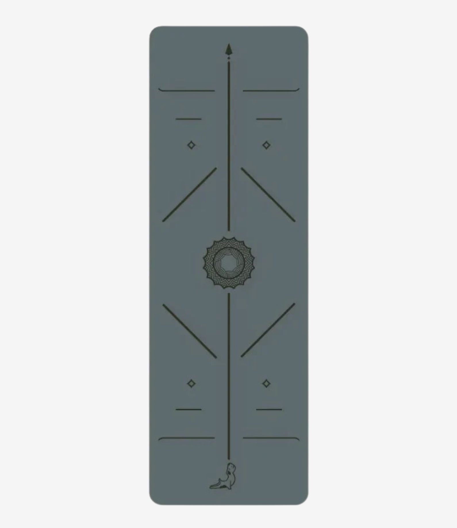 XL Serisi | 4.1 mm Doğal Kauçuk Kaydırmaz Yoga Matı | 210x70cm