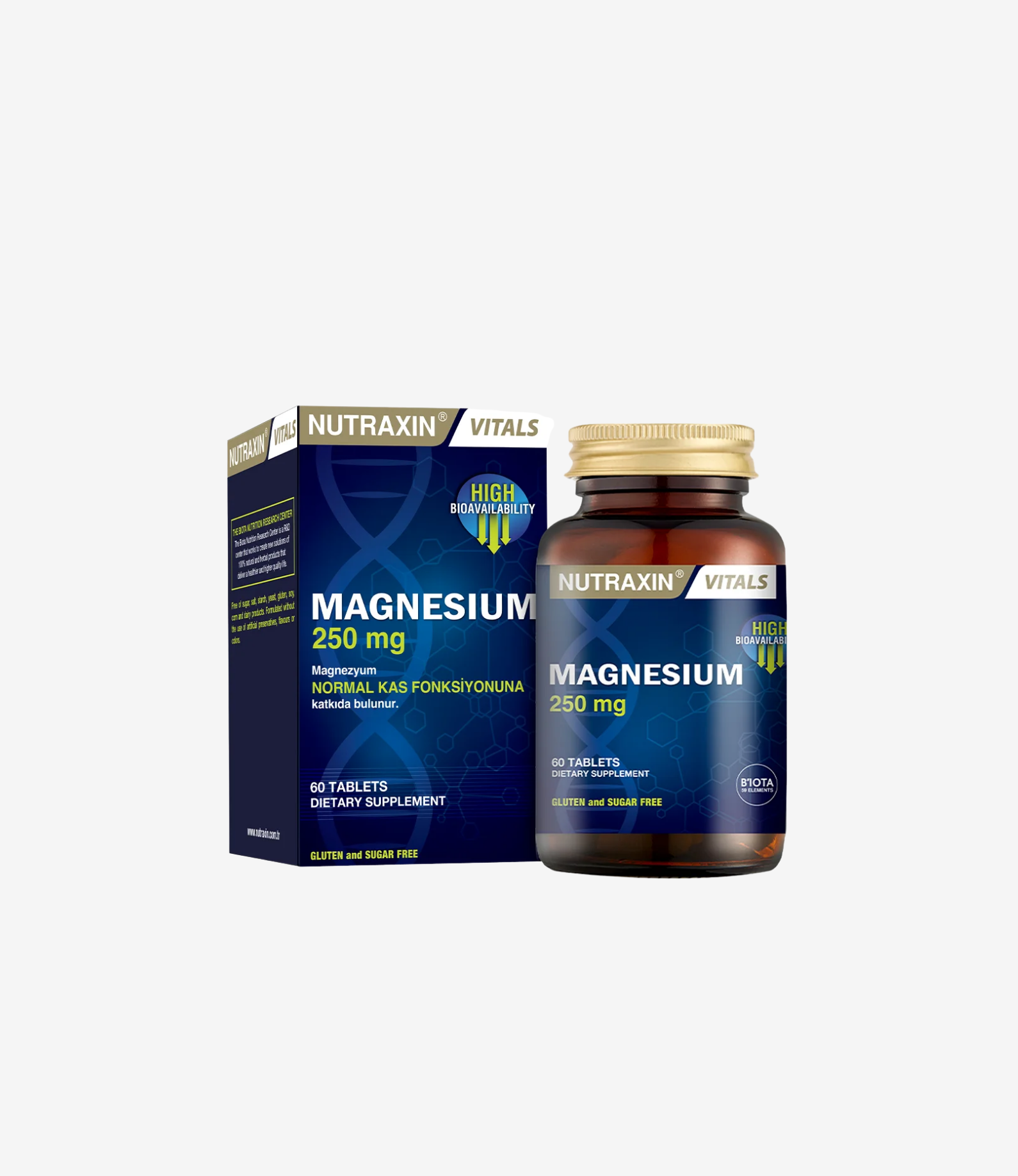 Magnesium 250mg 60 Tablet