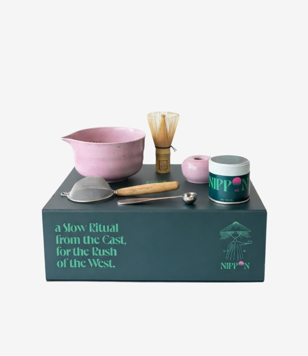 Nippon x Ritual of Matcha Set Pink