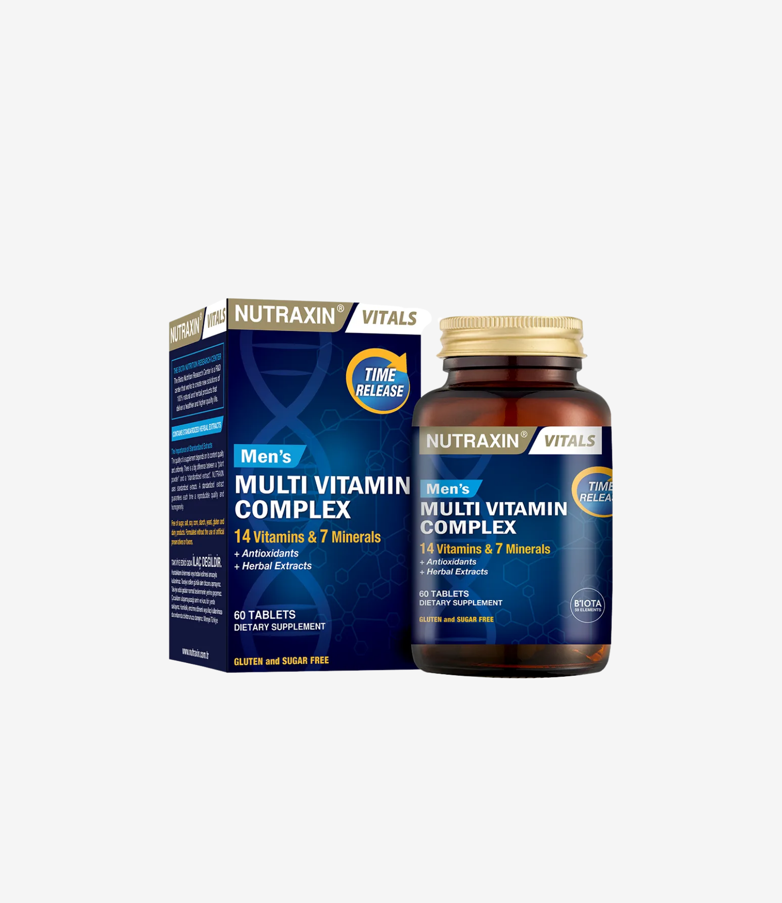 NUTRAXİN Multivitamin& Mineral Complex ERKEK 60 Tablet