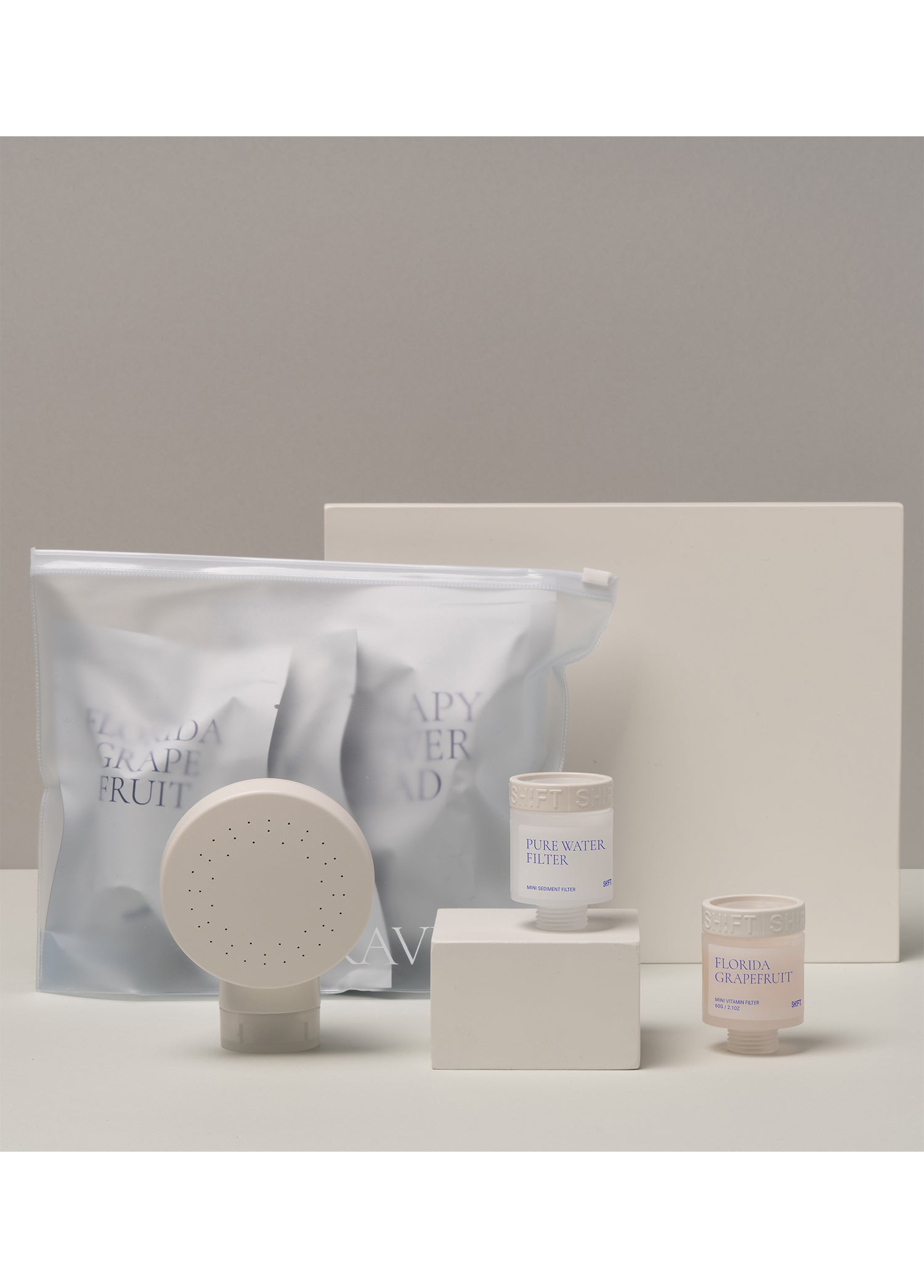 Duş Başlığı Aromaterapi Kapsülü ve Filtre Banyo Aksesuarı Seyahat Kiti