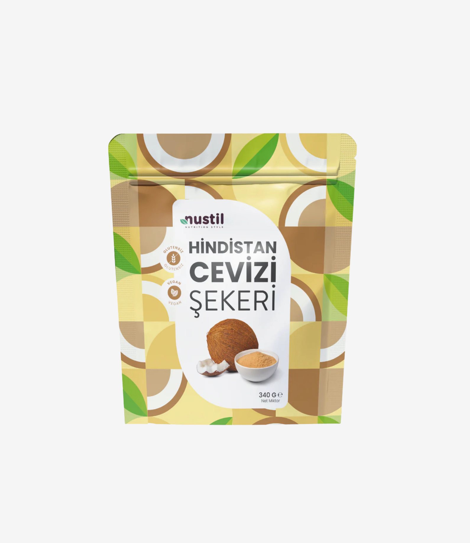NUSTİL Hindistan Cevizi Şekeri 340 gr