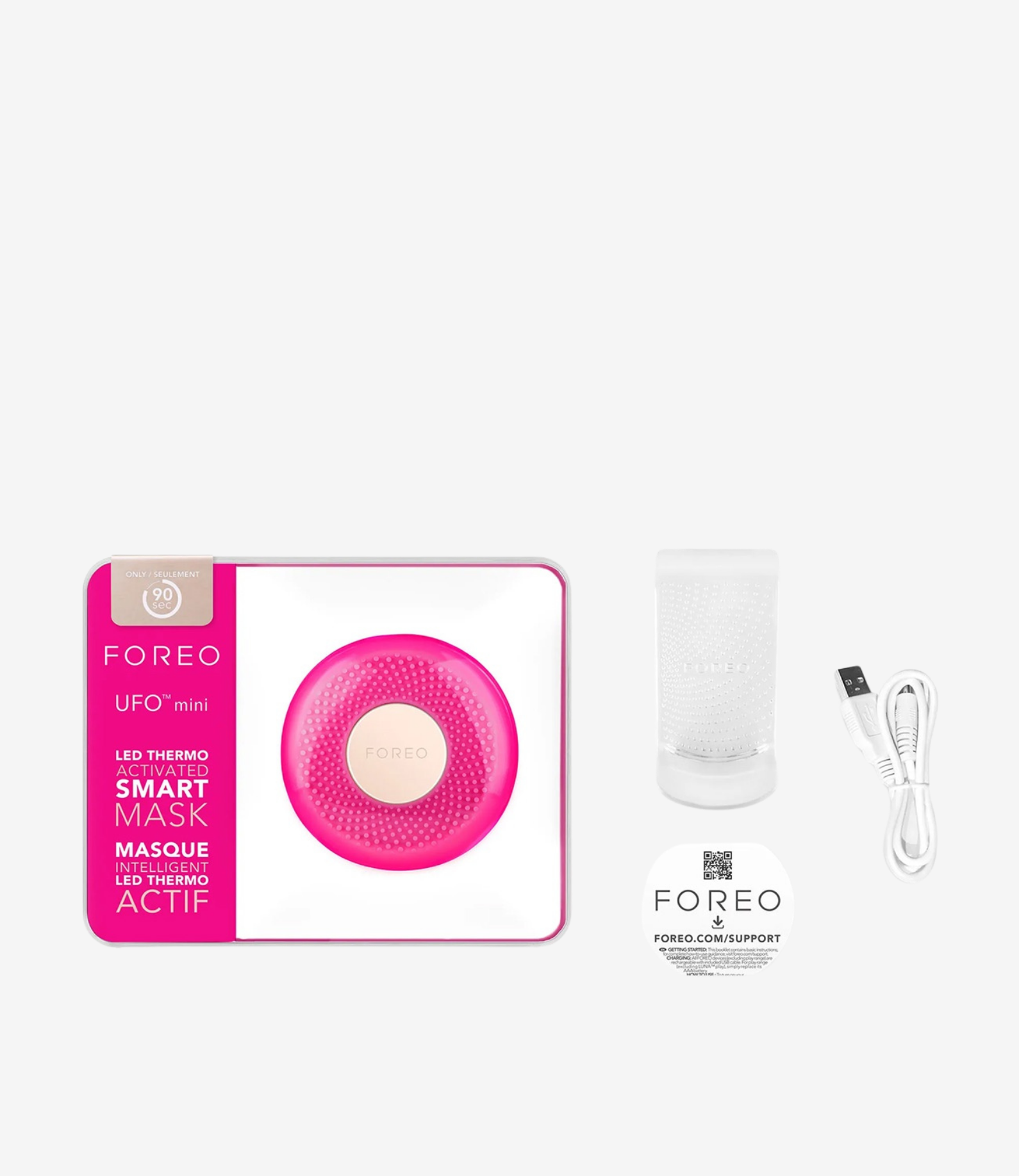 UFO™ Mini 2 Power Maske Ve Işık Terapi Cihazı Fuchsia