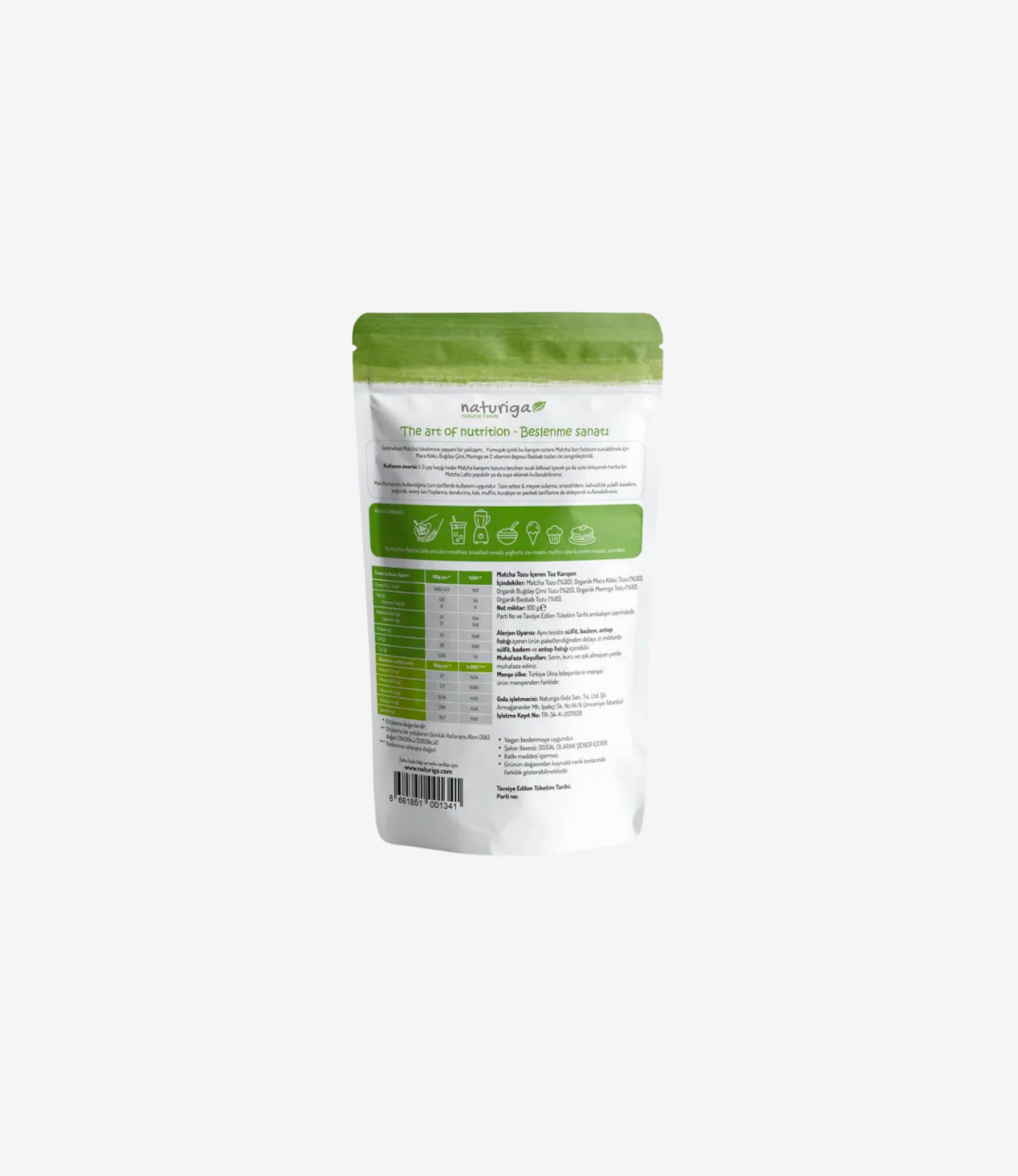Yumuşak İçimli Matcha Karışımı 100 gr
