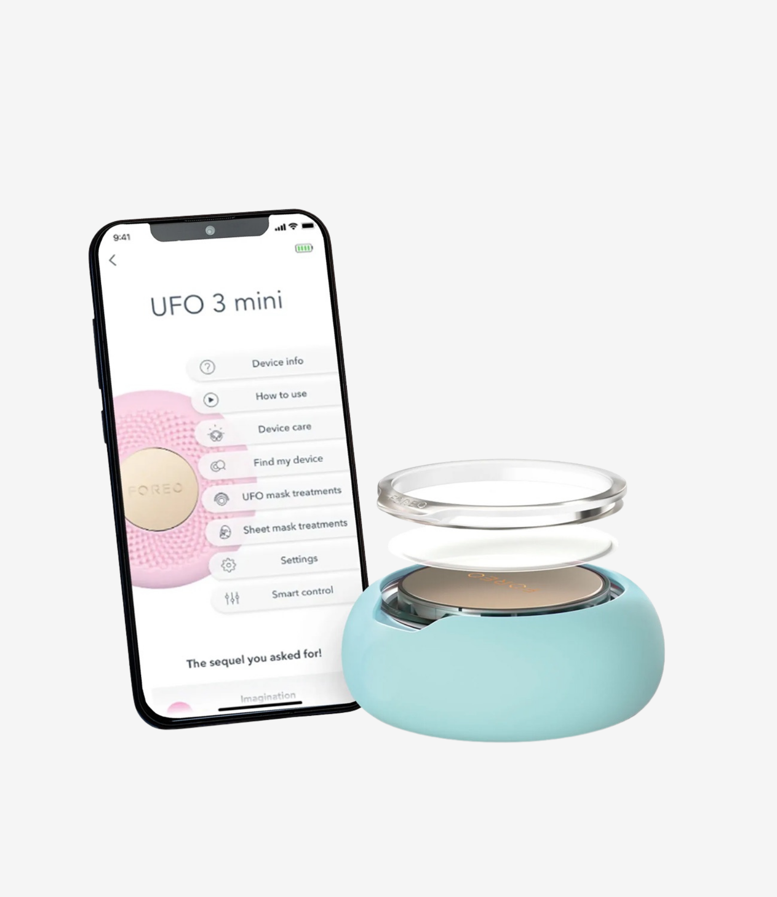 UFO™ 3 Mini Cildi Mükemmel Hazırlamak ve Derin Yüz Nemlendirme Cihazı
