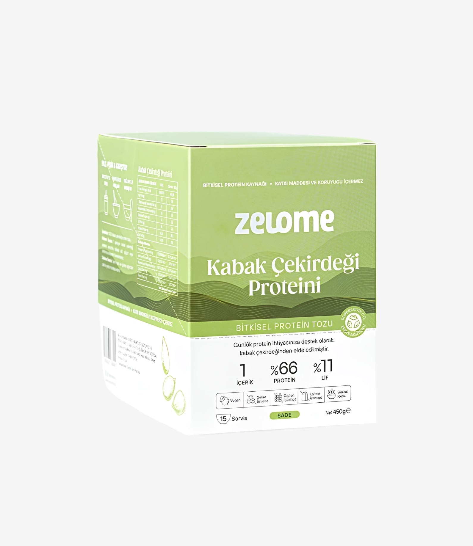 Kabak Çekirdeği Protein Tozu | 15'li Kutu