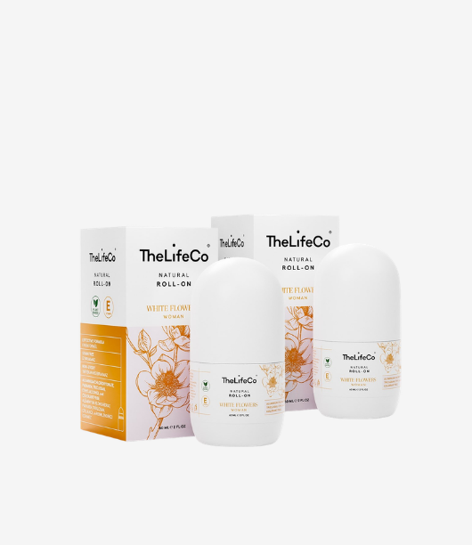 2'li %100 Doğal Roll-On Deodorant – White Flowers (Kadın) 60 ml