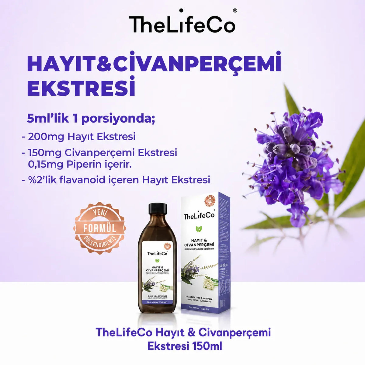 Hayıt & Civanperçemi Ekstraktı 150 ml