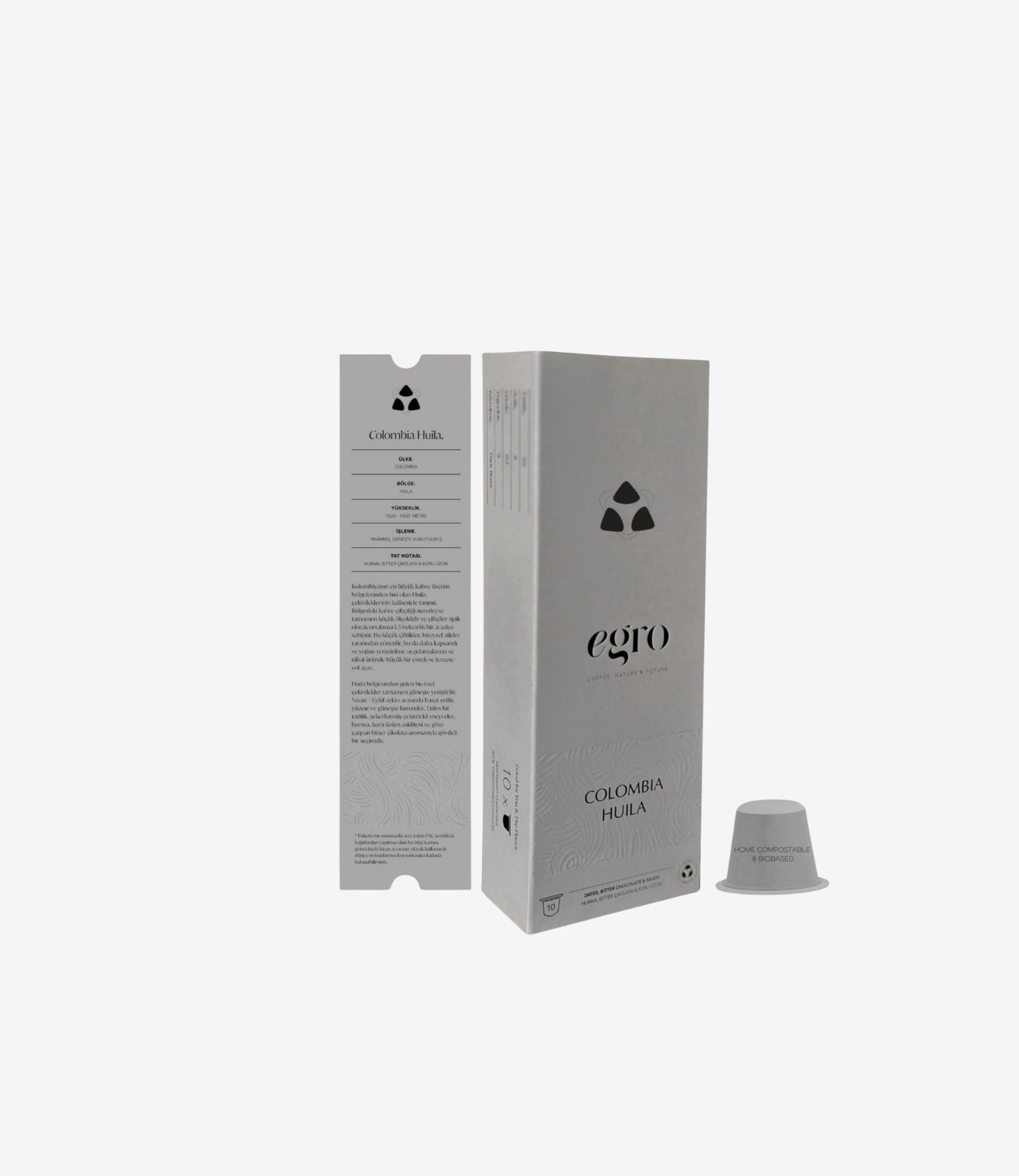 Colombia, Huila I 100% Evde-Kompostlanabilir Kapsül Kahve