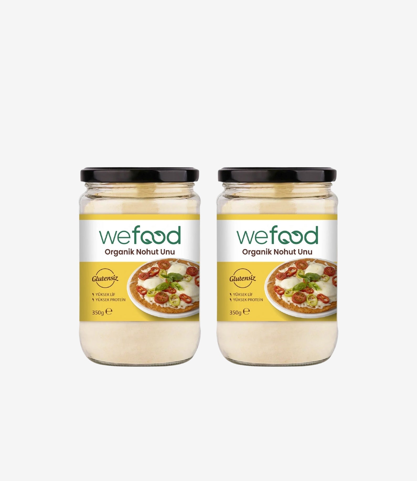 2'li Organik Glutensiz Nohut Unu 350 gr