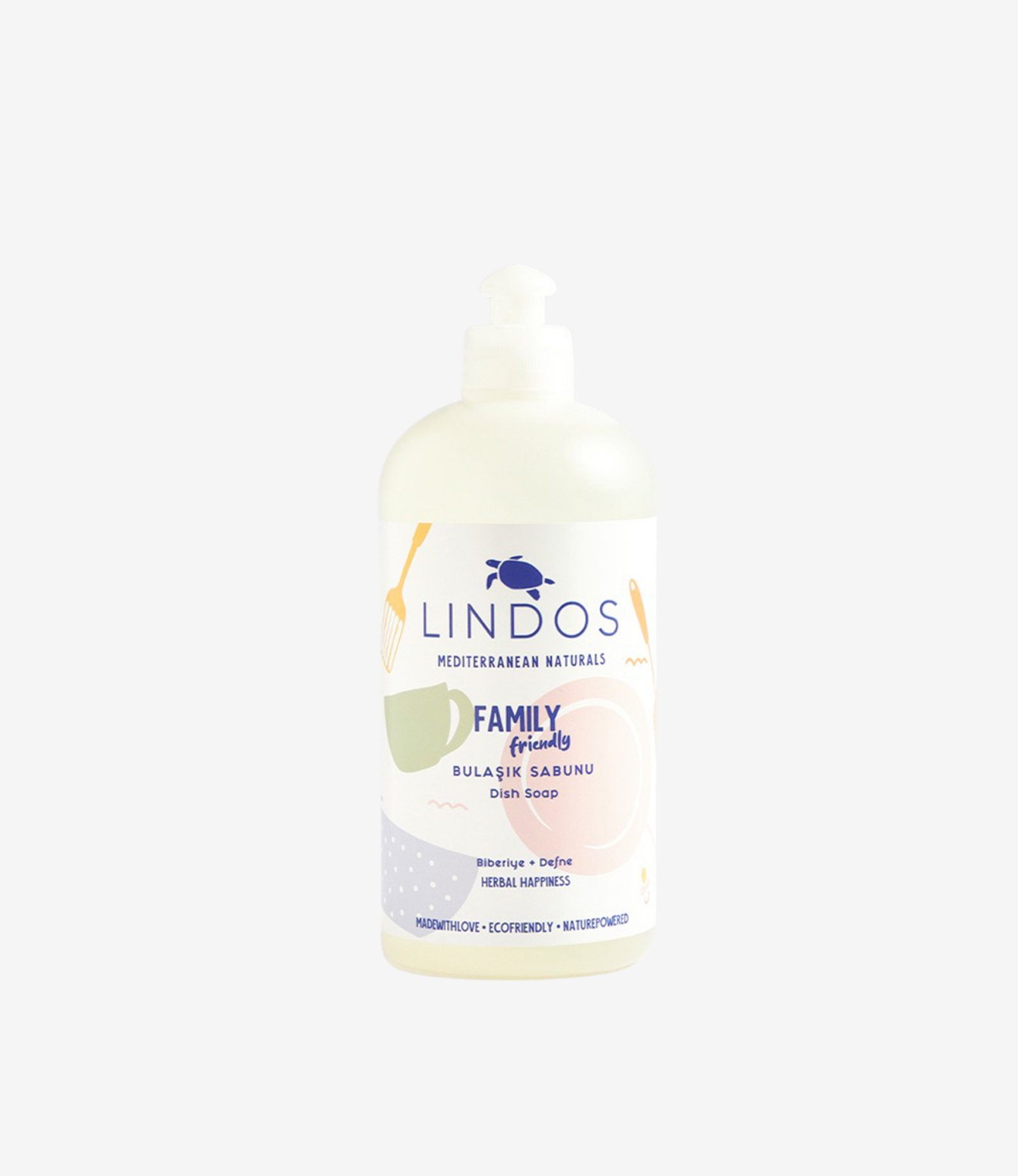 Lindos - Bulaşık Sabunu - Biberiye & Defne 600 ml