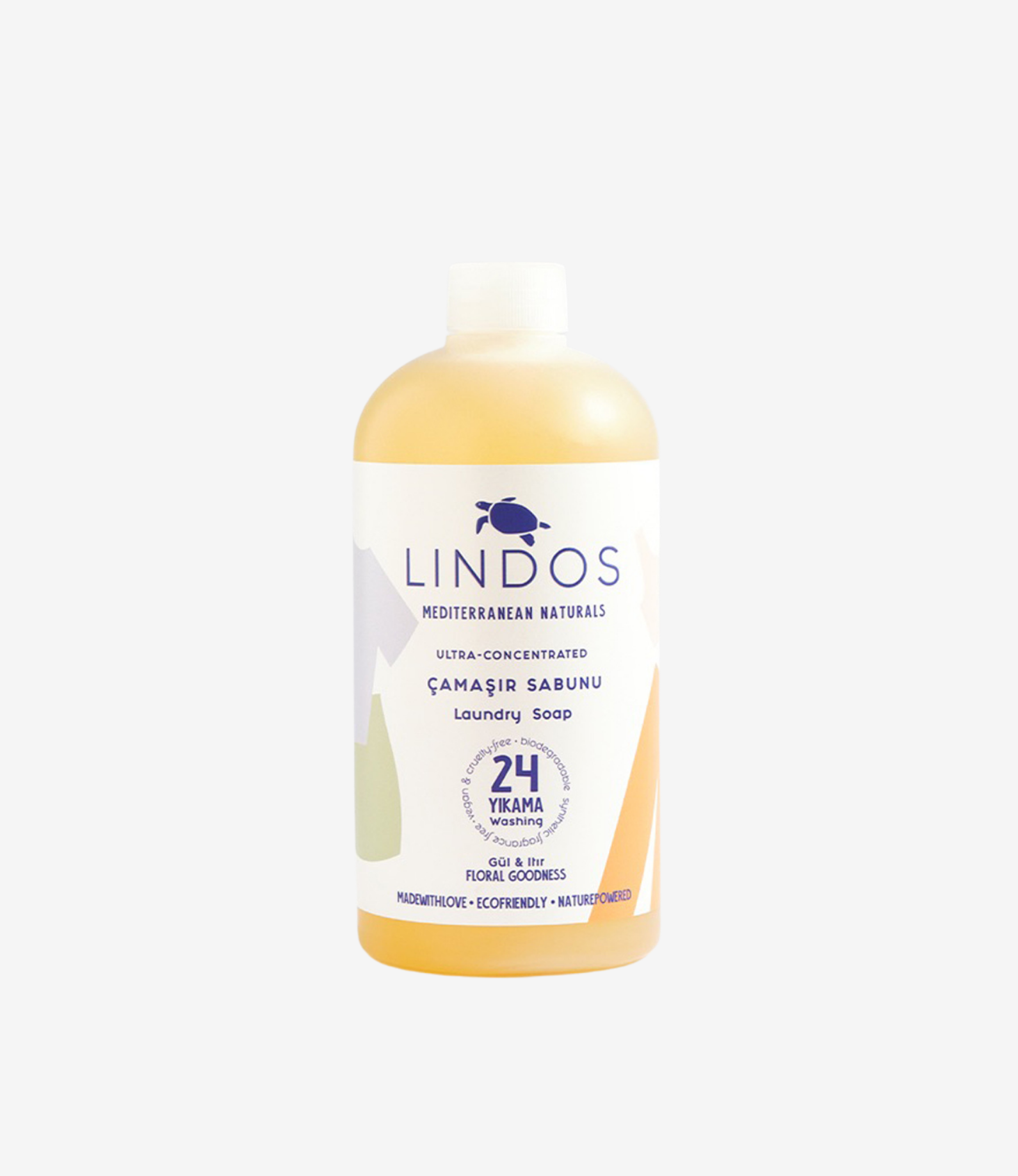 Lindos Çamaşır Sabunu Gül & Itır 600 ml