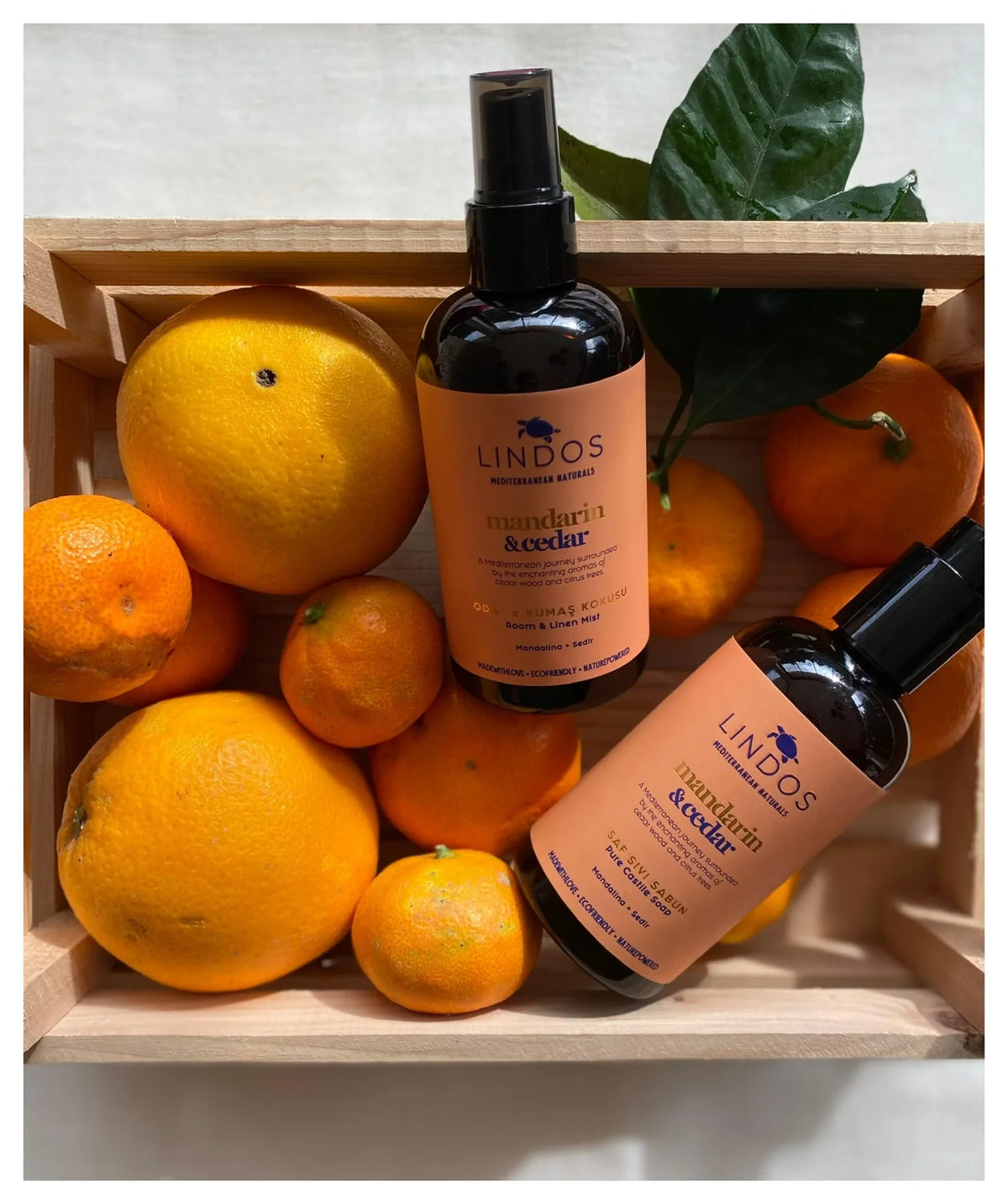 Lindos - Oda ve Kumaş Spreyi - Mandarin & Cedar 250 ml