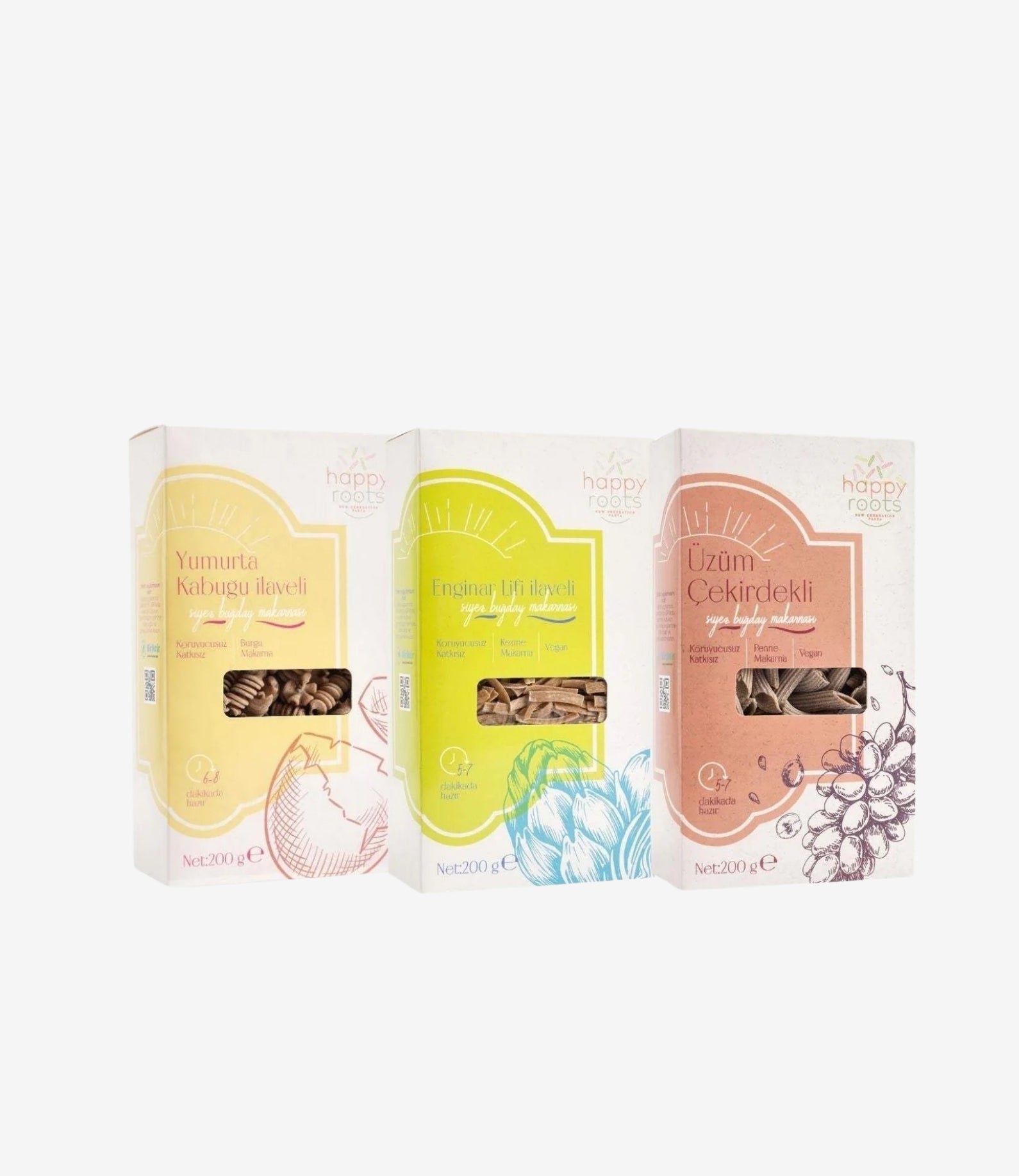 Happy Roots İleri Dönüşüm Siyez Makarnası Paketi