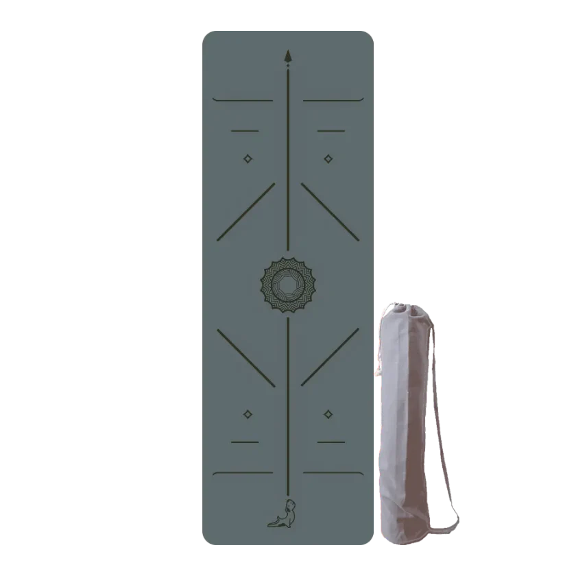 XL Serisi | 4.1 mm Doğal Kauçuk Kaydırmaz Yoga Matı | 210x70cm