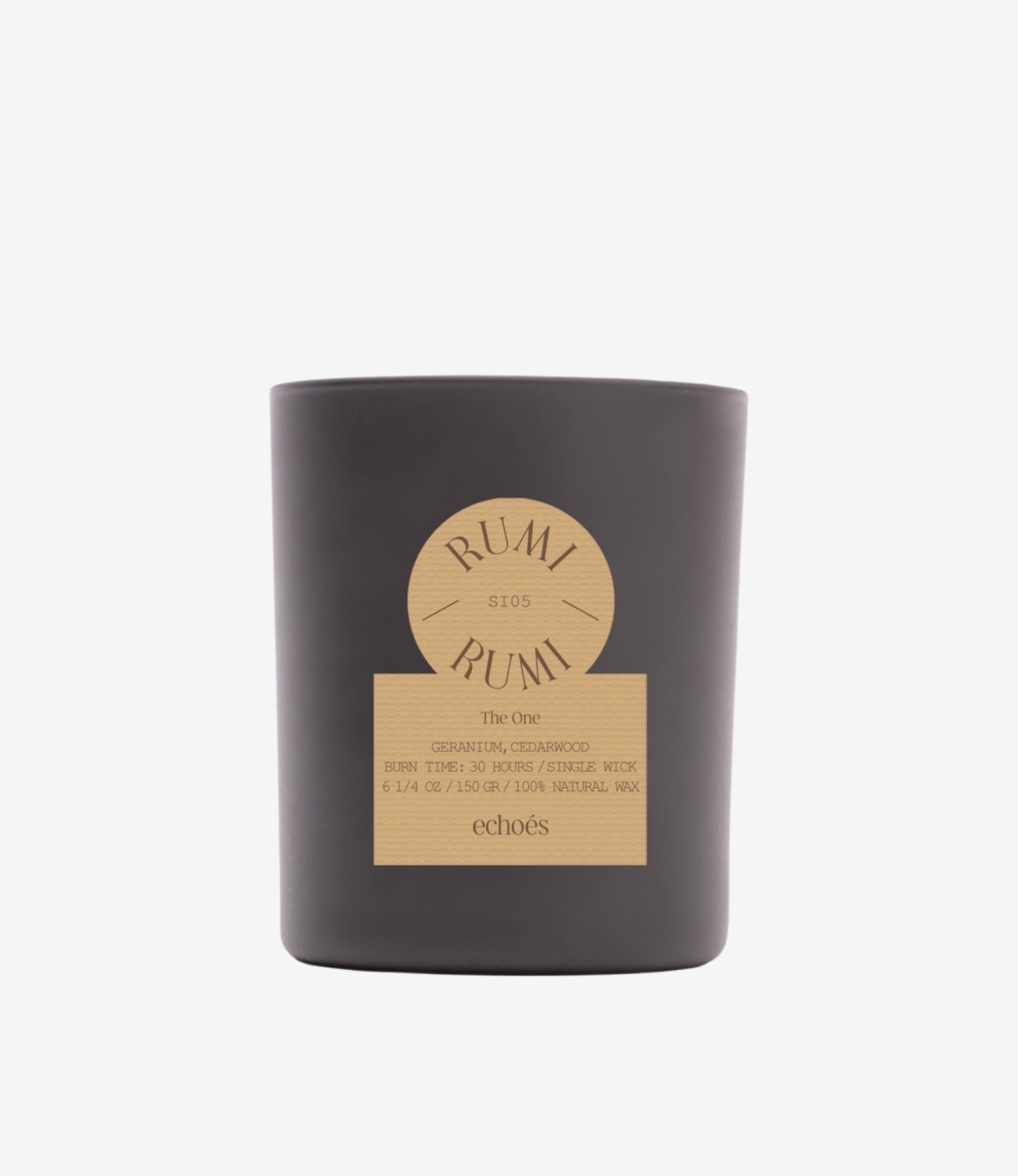 Rumi Tek Fitil Doğal Mum 150 gr