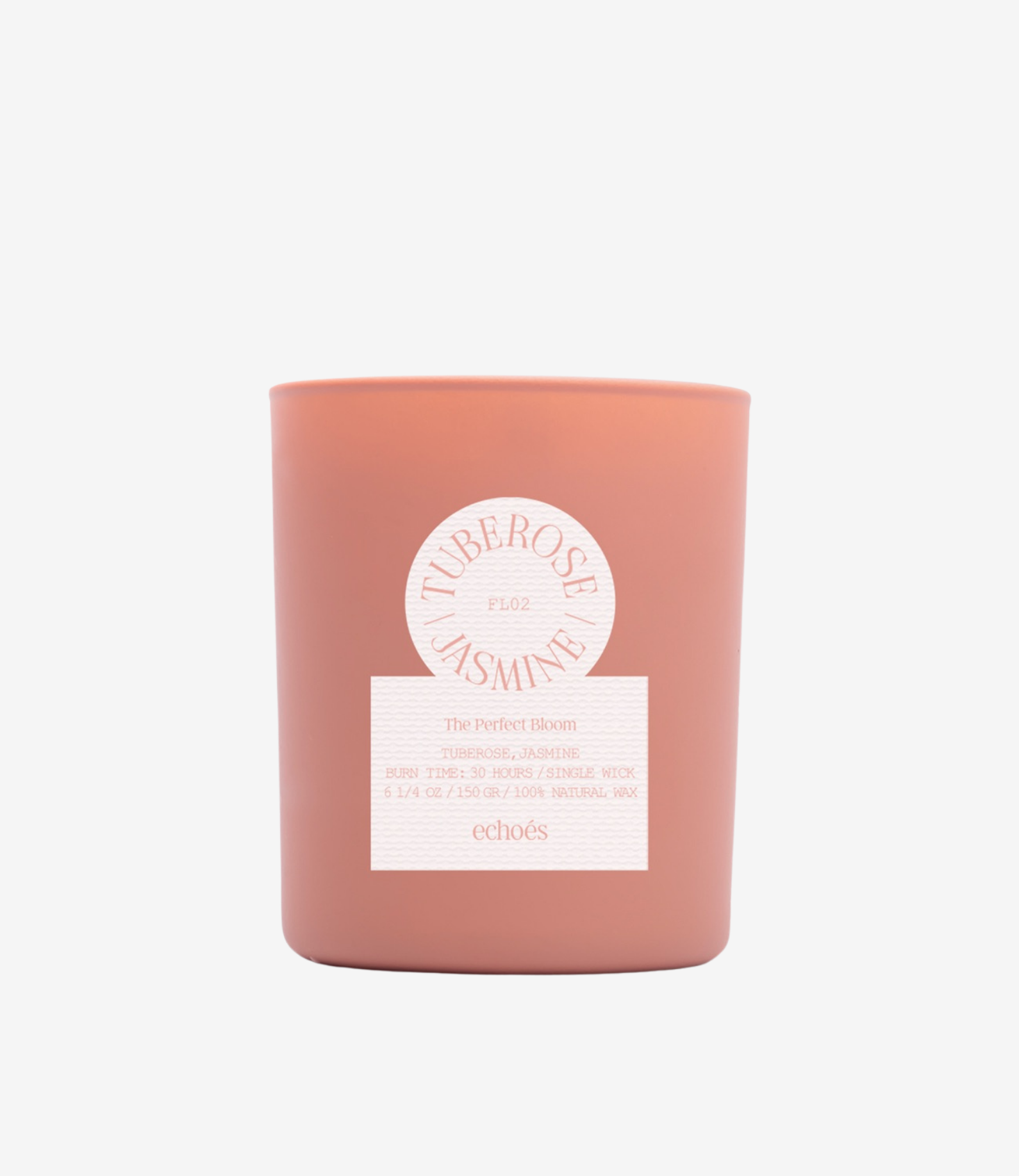 Tuberose & Jasmine Tek Fitil Doğal Mum 150 gr