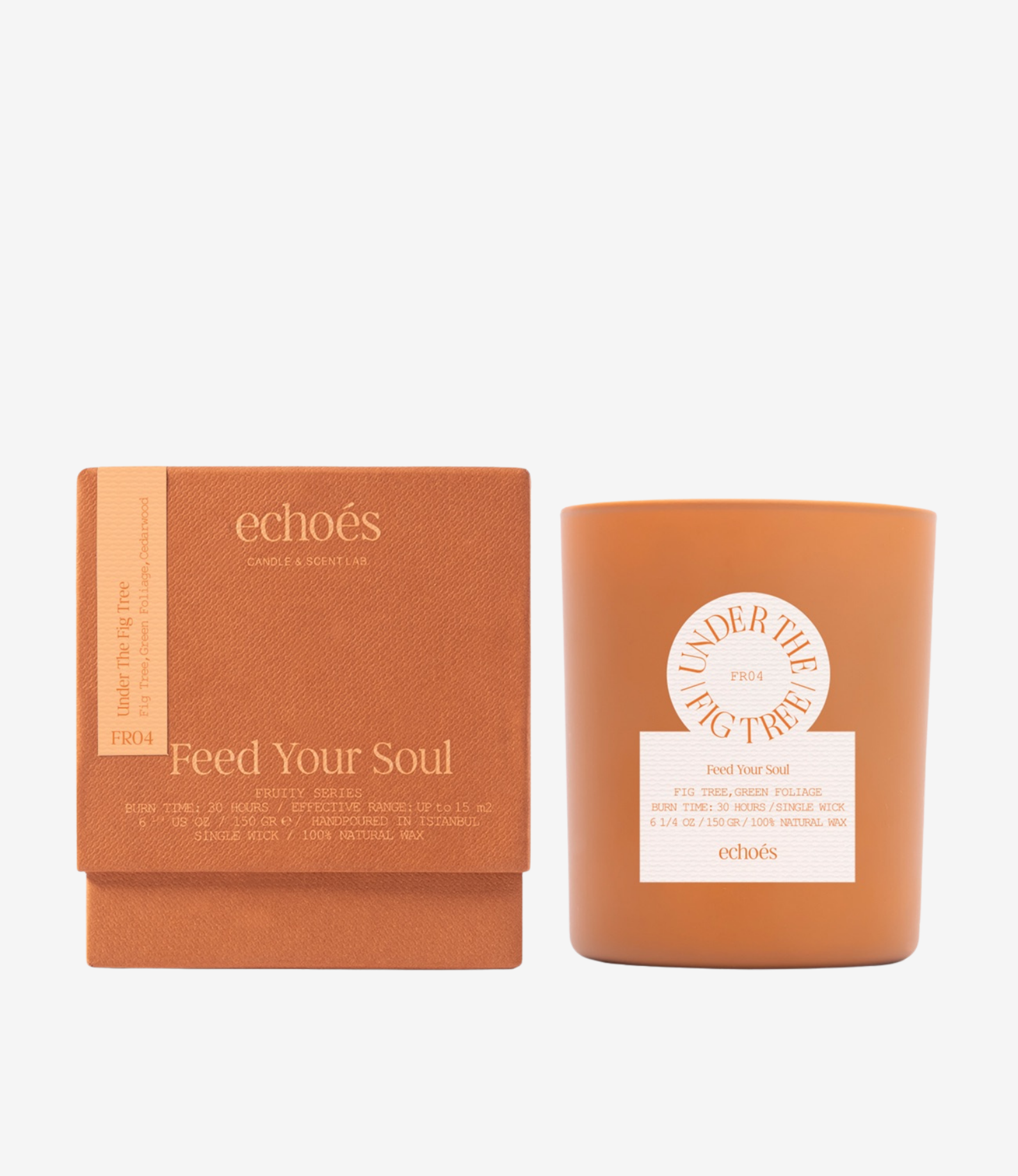 Under the Fig Tree Tek Fitil Doğal Mum 150 gr