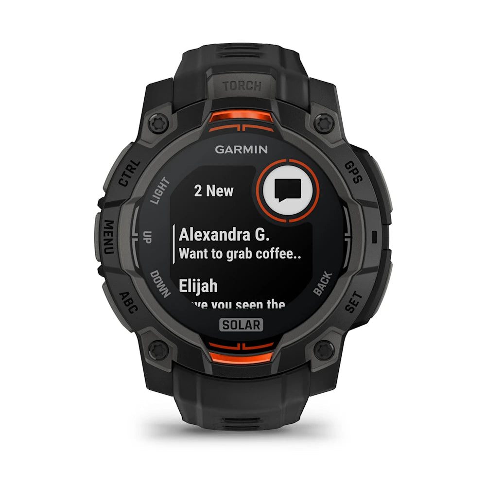Garmin Instinct 3 45 mm, Solar - Siyah