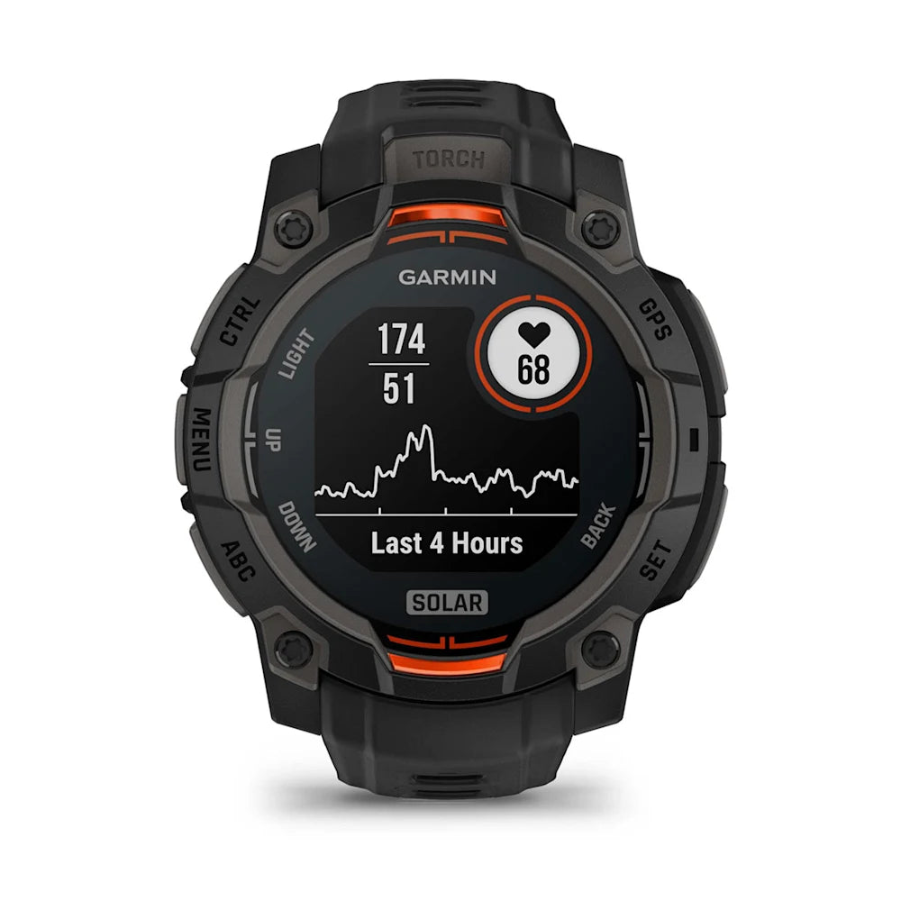Garmin Instinct 3 45 mm, Solar - Siyah