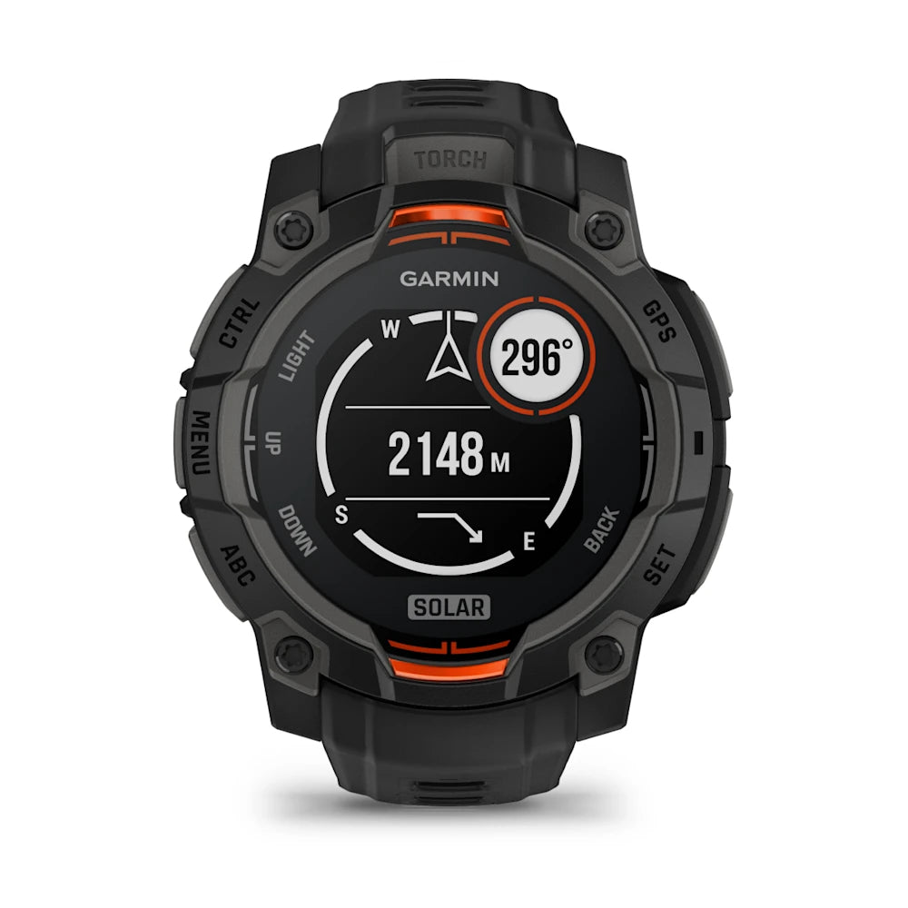 Garmin Instinct 3 45 mm, Solar - Siyah