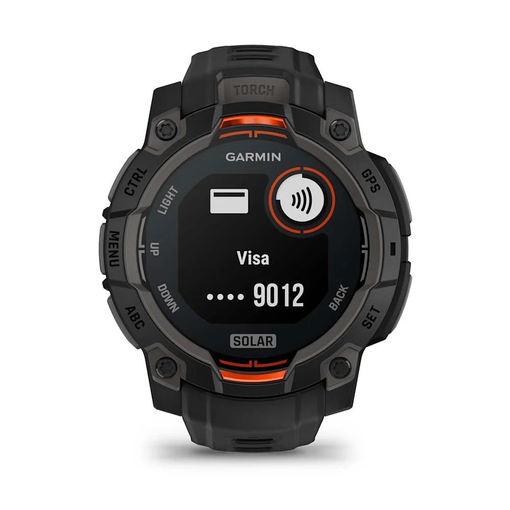 Garmin Instinct 3 45 mm, Solar - Siyah
