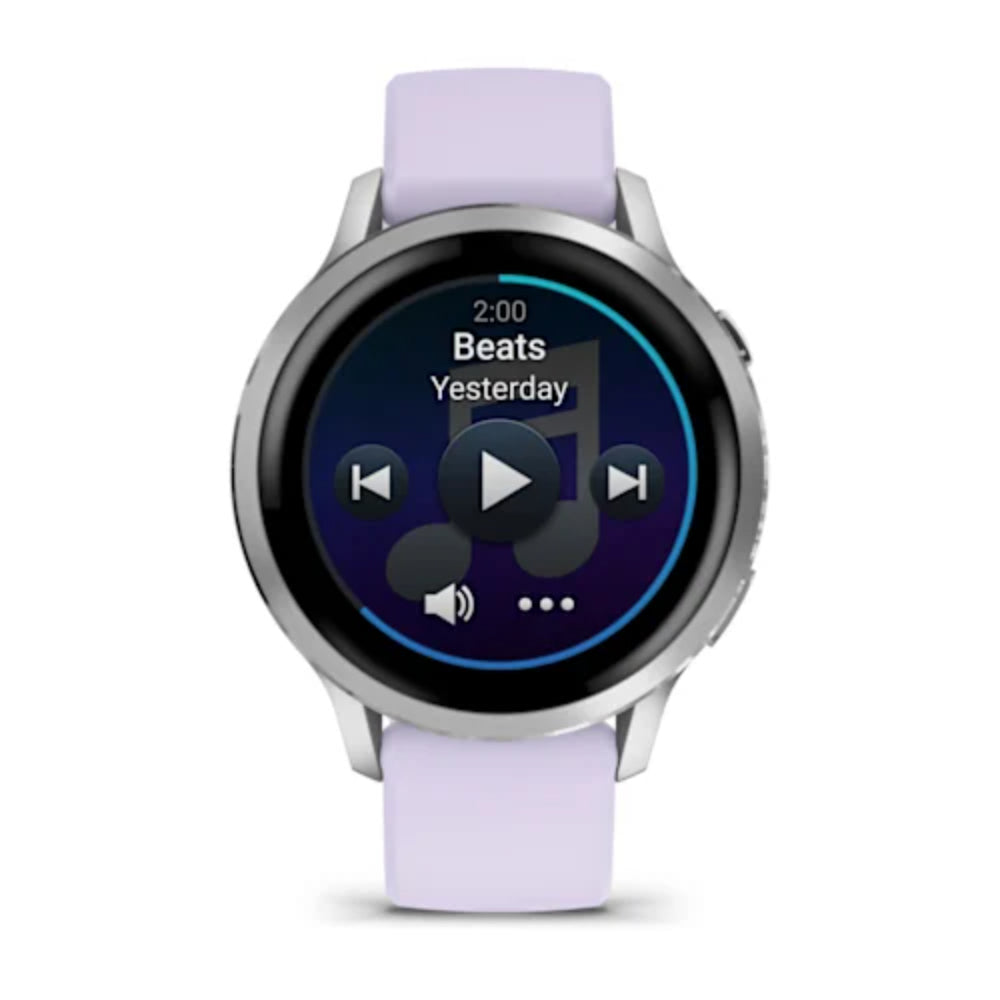 Garmin Venu 4 41 mm  Lavanta Mavisi Silikon Kayışlı