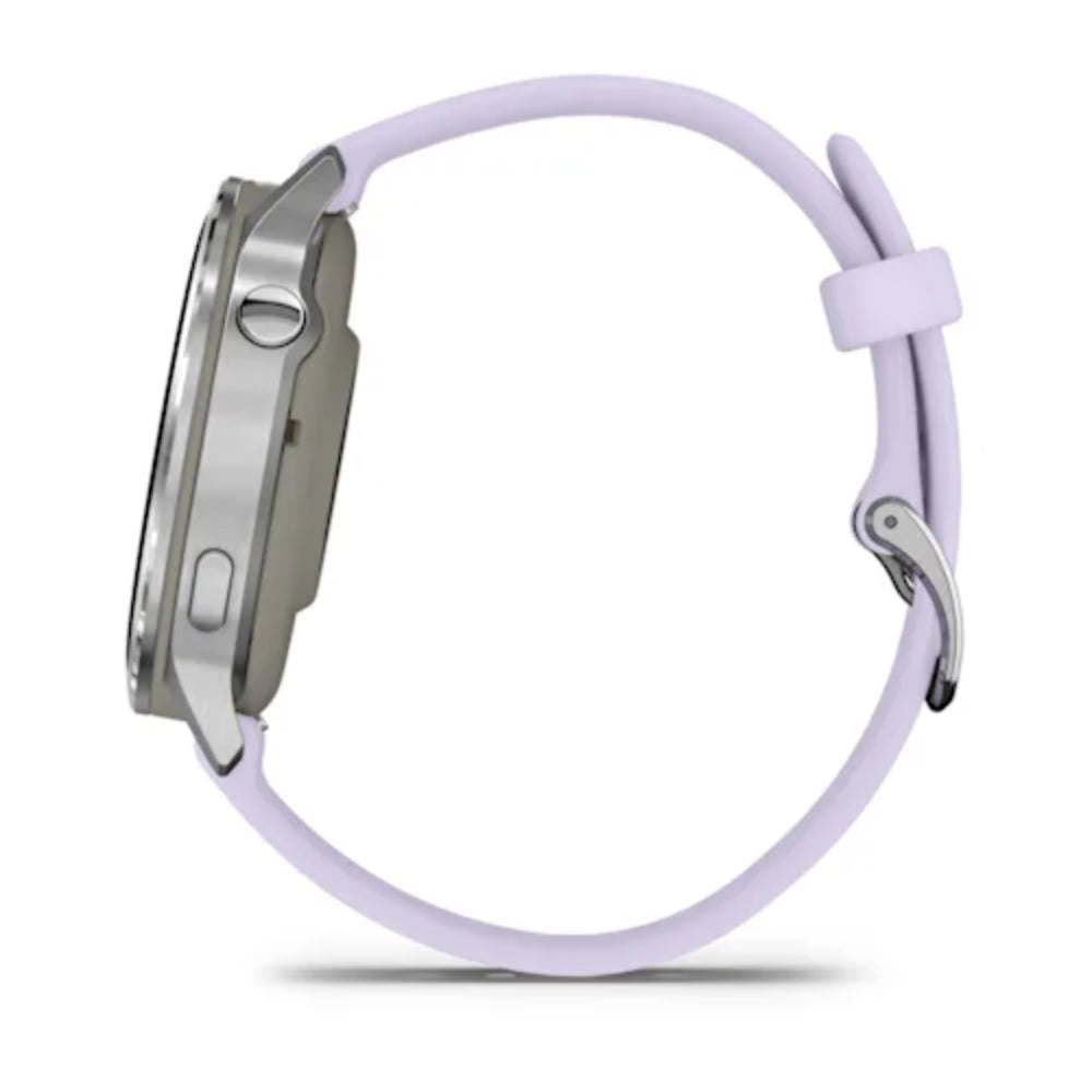 Garmin Venu 4 41 mm  Lavanta Mavisi Silikon Kayışlı