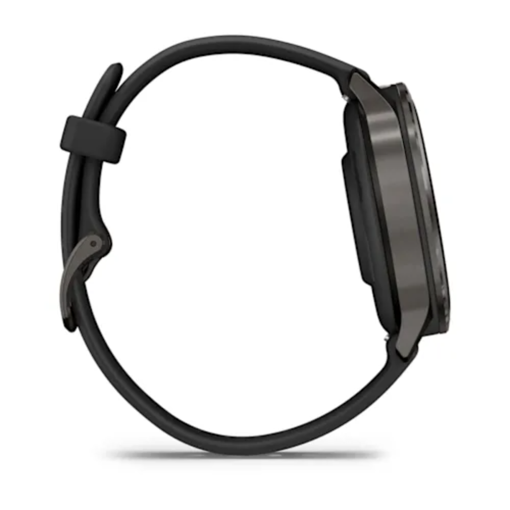 Garmin Venu 4 41 mm Siyah Silikon Kayışlı