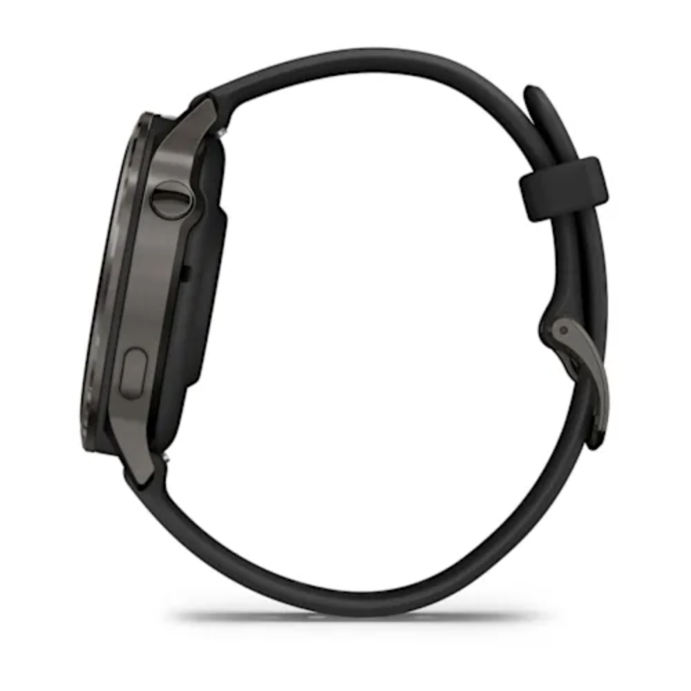 Garmin Venu 4 41 mm Siyah Silikon Kayışlı
