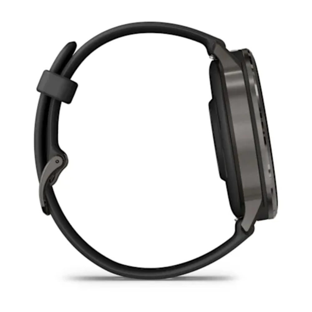 Venu 4 - 45 mm - Siyah Silikon Kayışlı