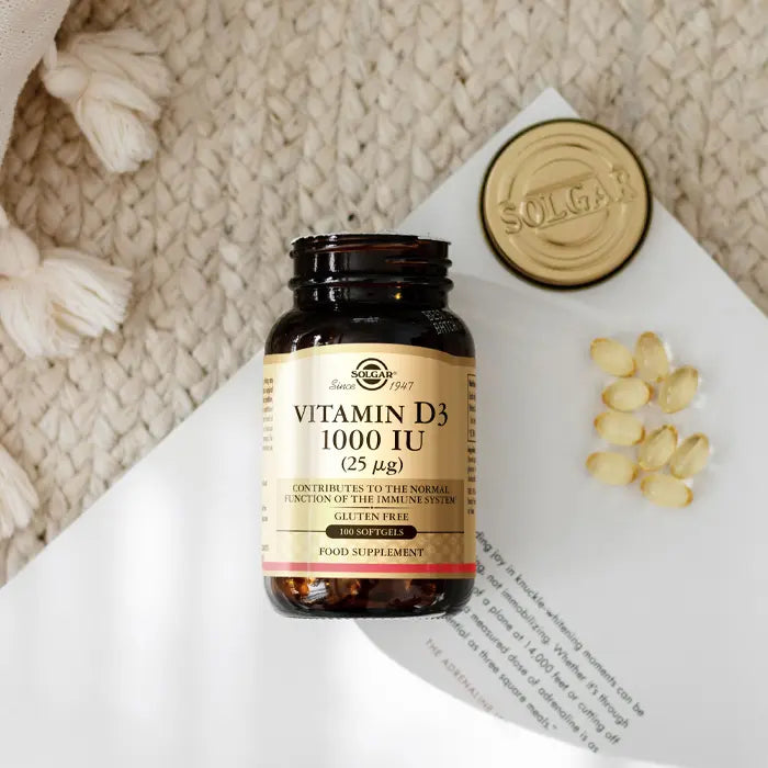Vitamin D3 1000 IU (25 µg) 100 Kapsül