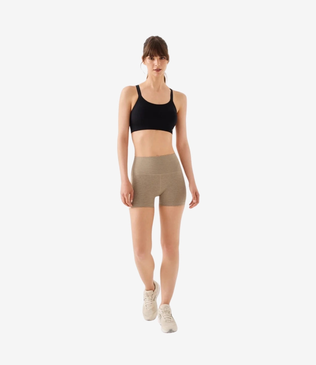 Jerf Aruba Toparlayıcı Mini Şort, Krem