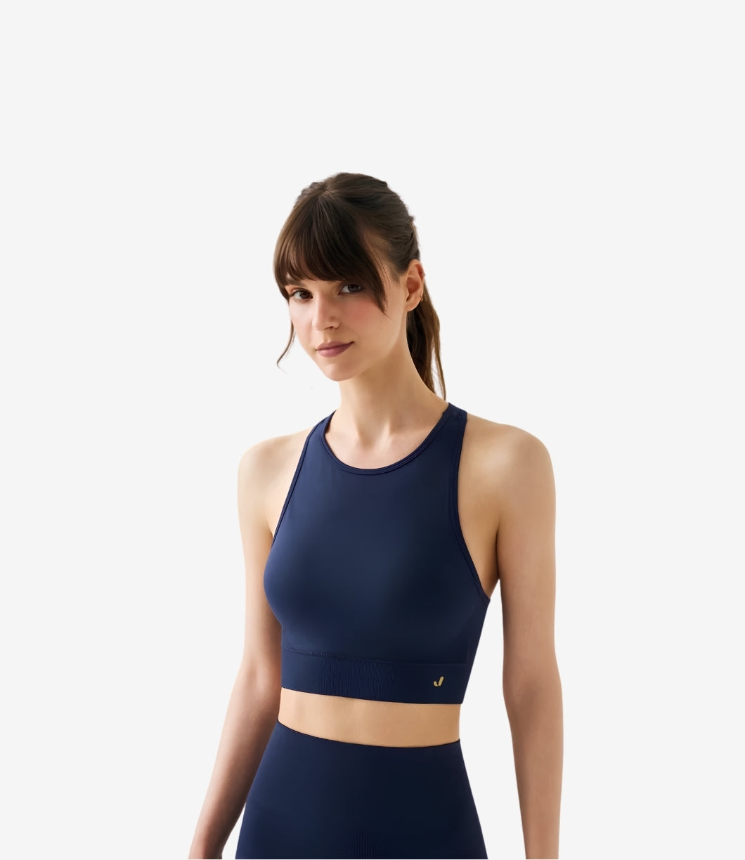 Vella Racerback Konfor Sport Bra | Lacivert