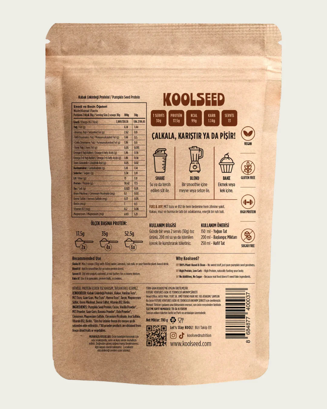 Fuel & Joy – Bitkisel Protein Tozu