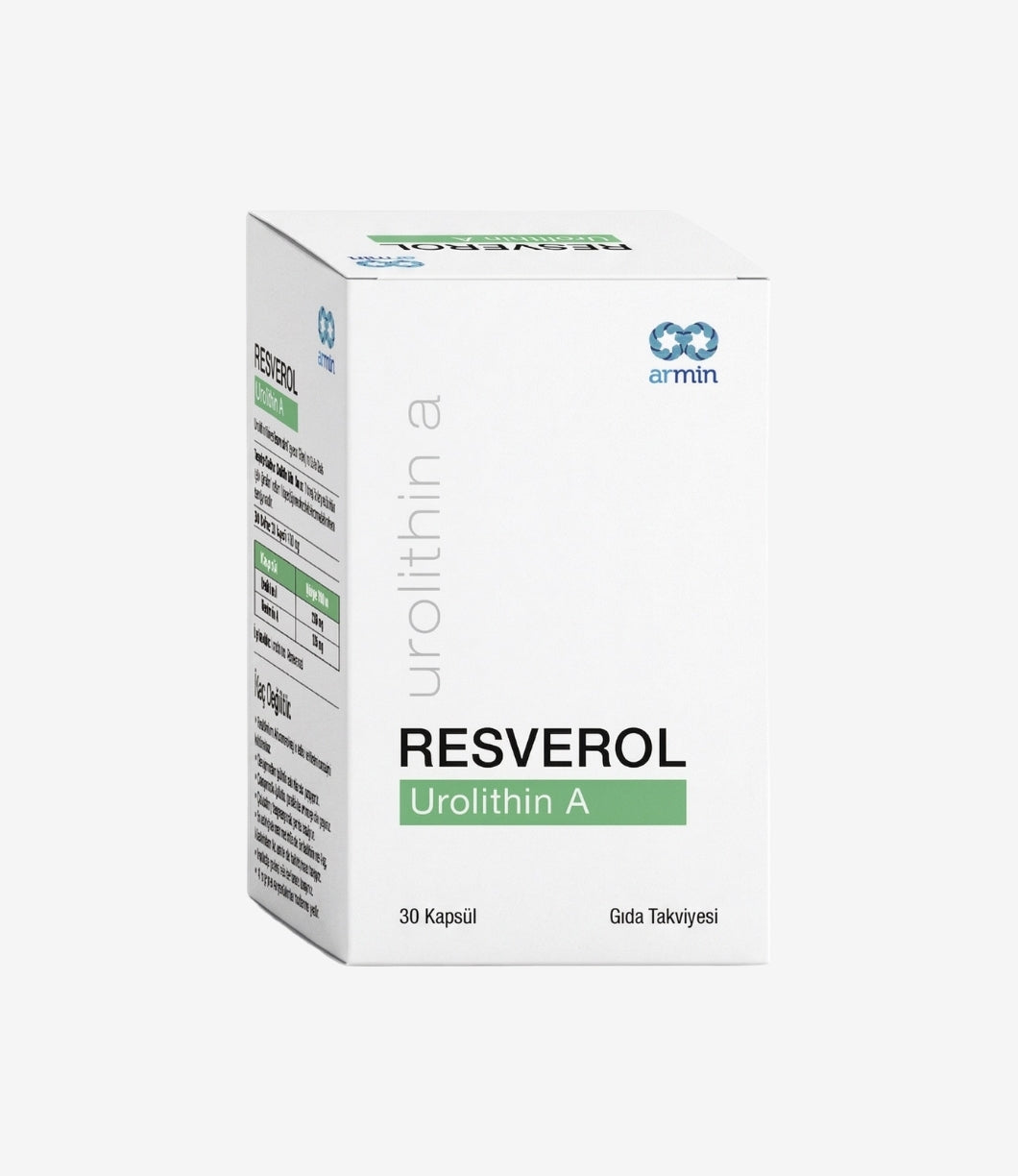 Resverol Urolithin A | 30 Kapsül