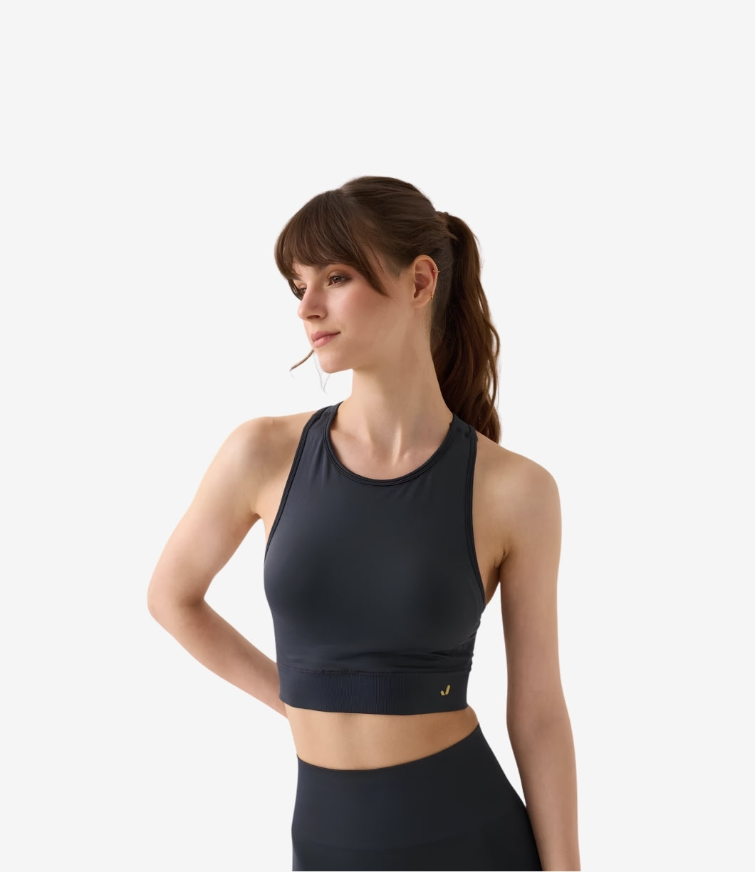 Vella Racerback Konfor Sport Bra | Antrasit