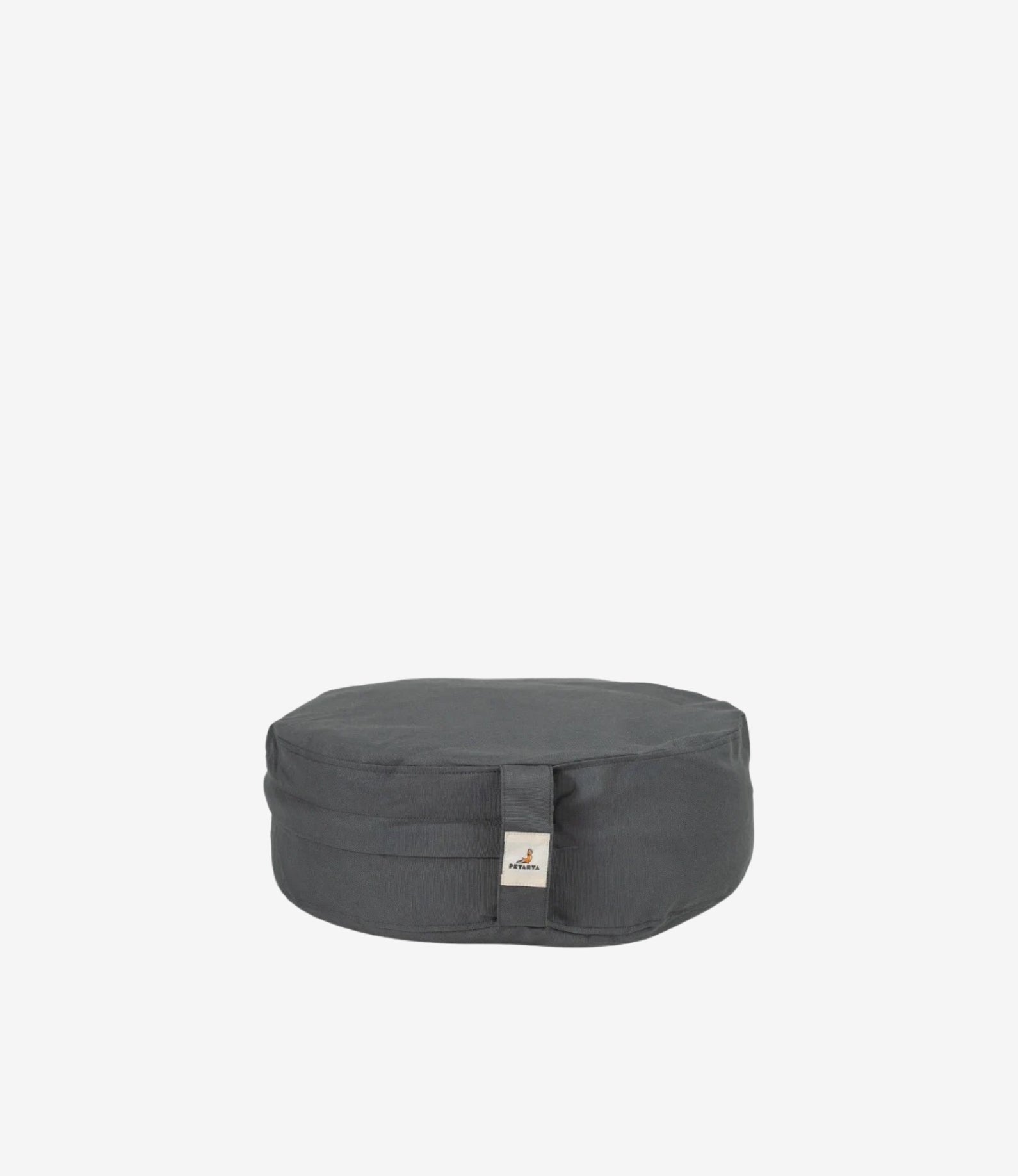 Zafu Meditasyon Minderi Karabuğday Kabuğu Dolgulu | Gri