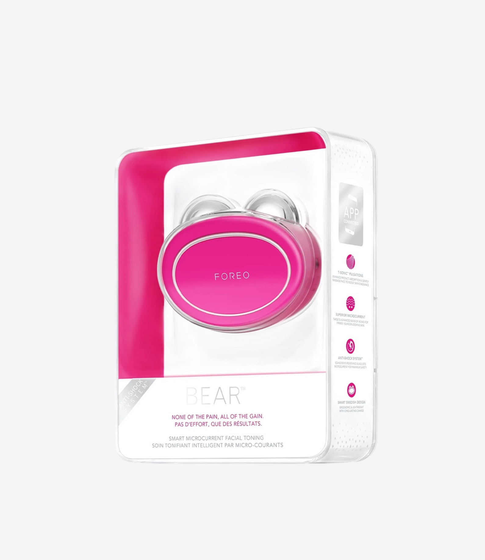 BEAR™ Akıllı Microcurrent Yüz Sıkılaştırma Cihazı Fuchsia