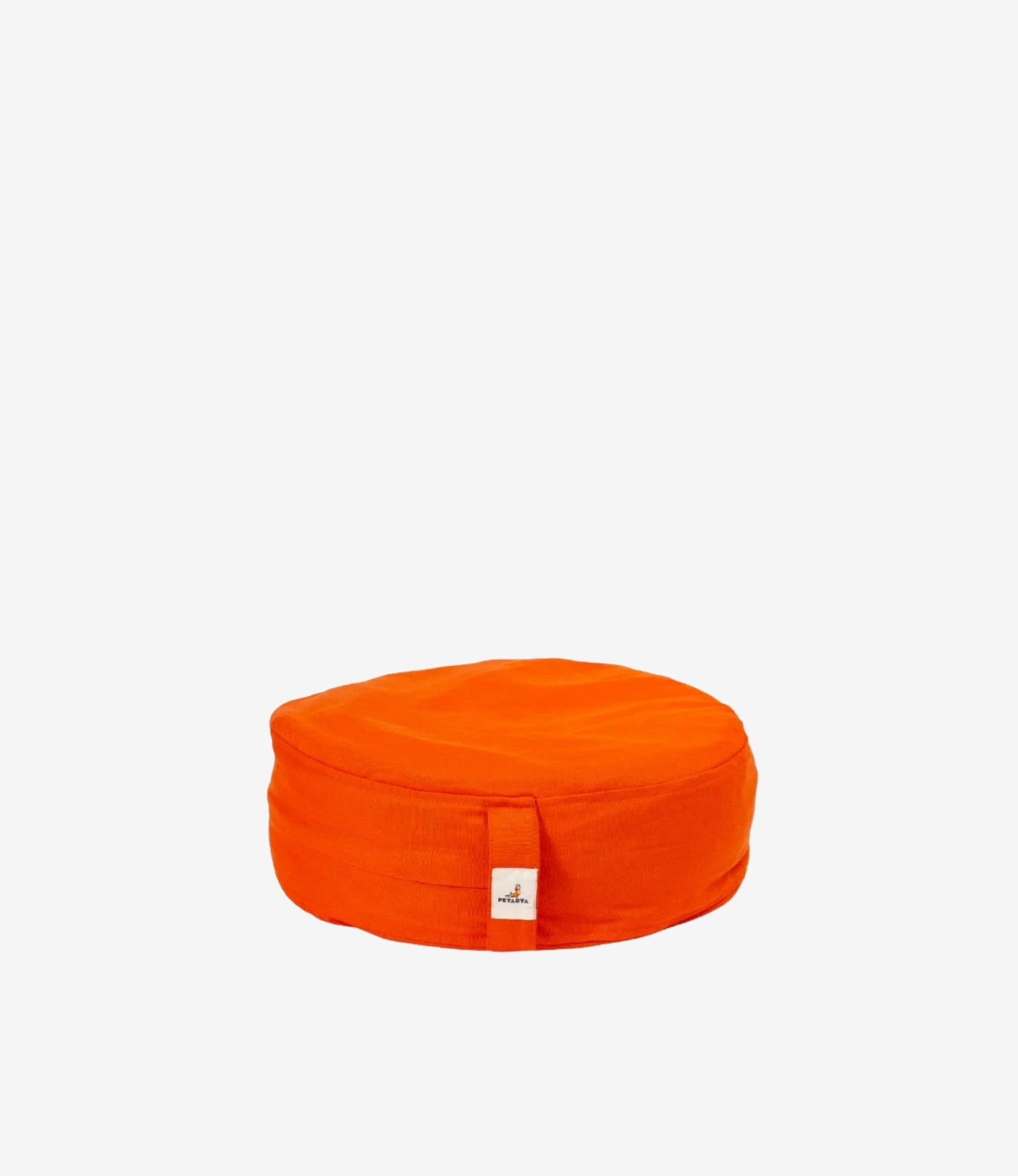 Zafu Meditasyon Minderi Karabuğday Kabuğu Dolgulu | Turuncu