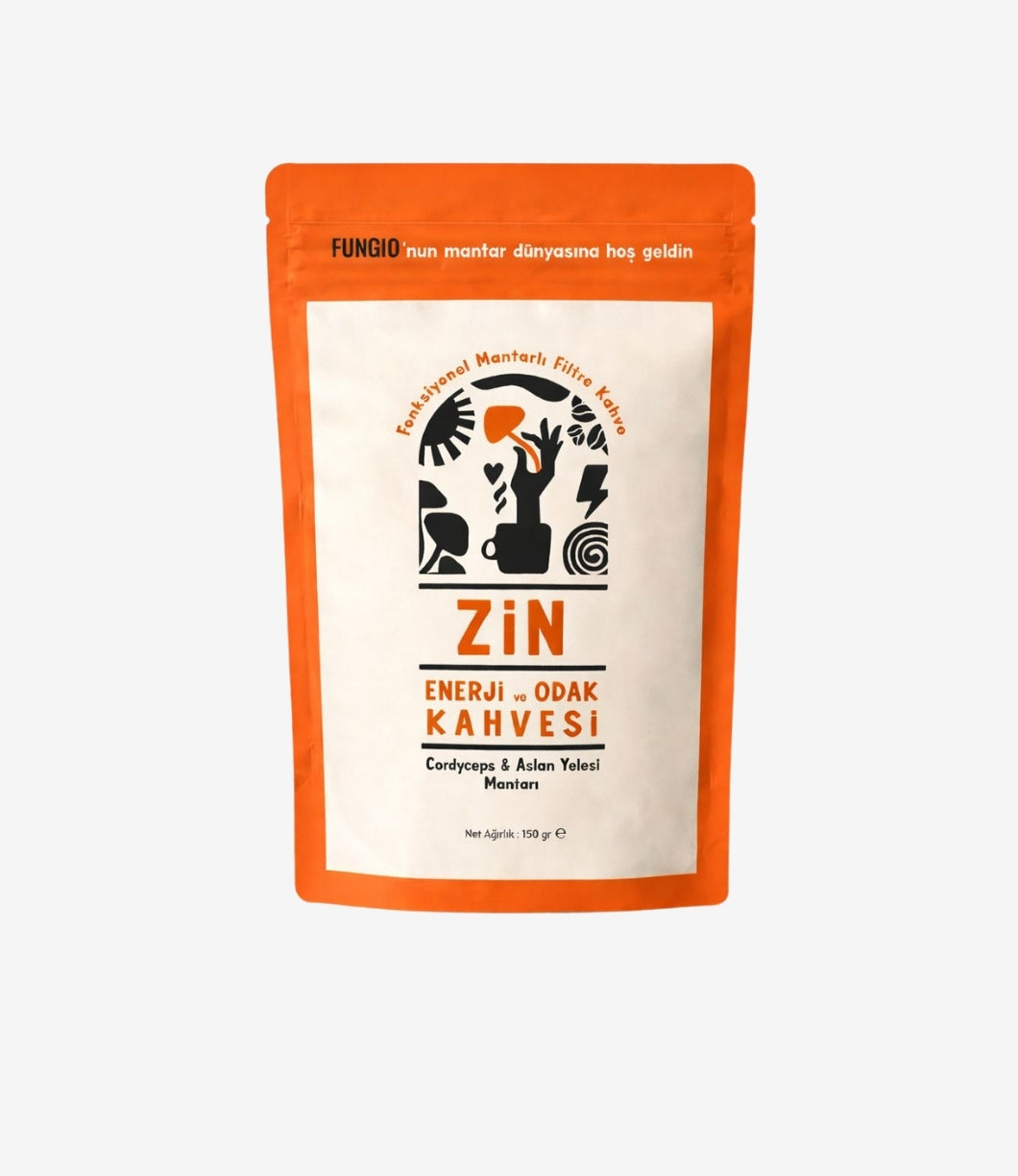 Zin Aslan Yelesi ve Cordyceps Mantarı İçeren Kahve