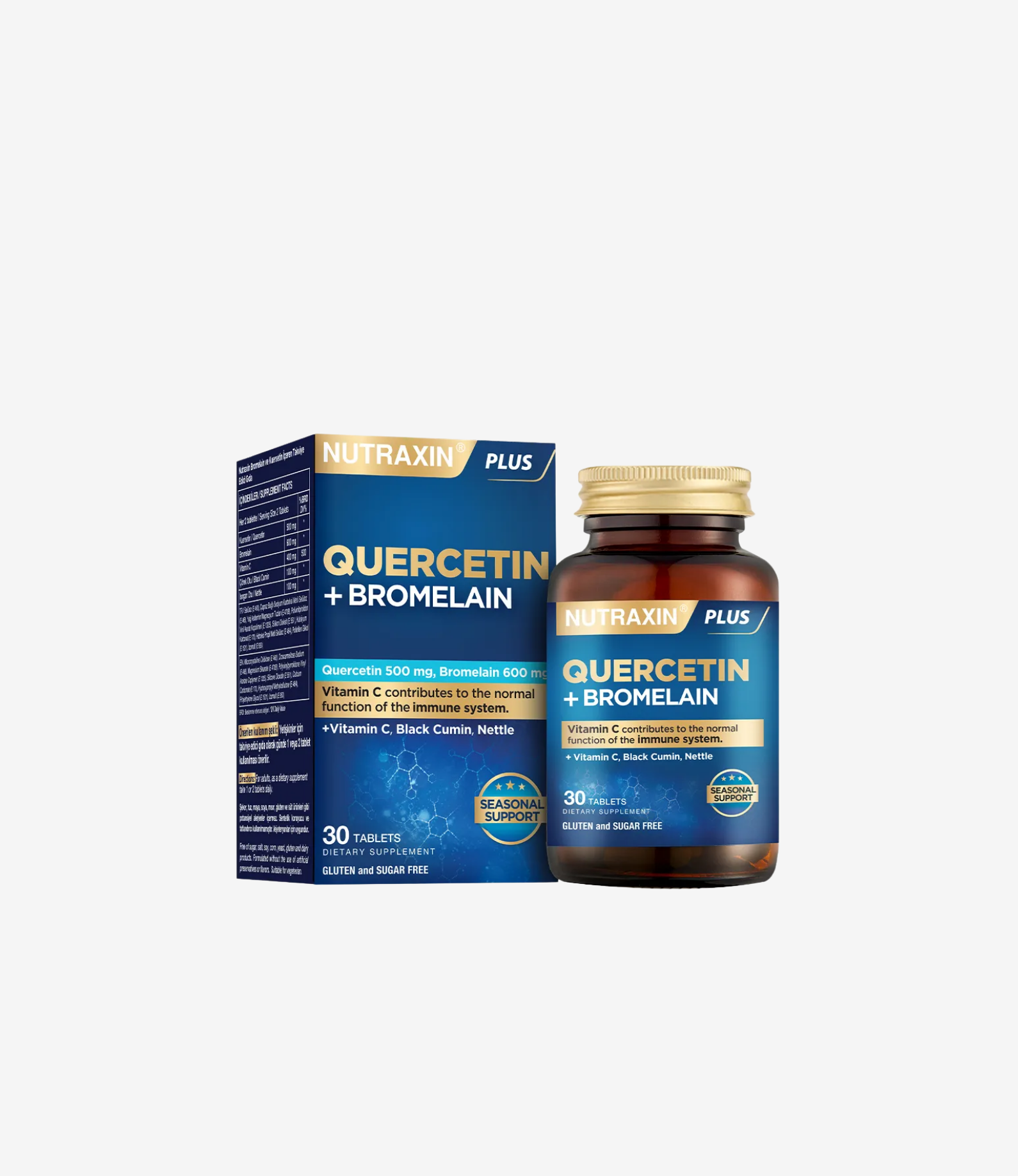 Quercetin Bromelain 30 Tablet