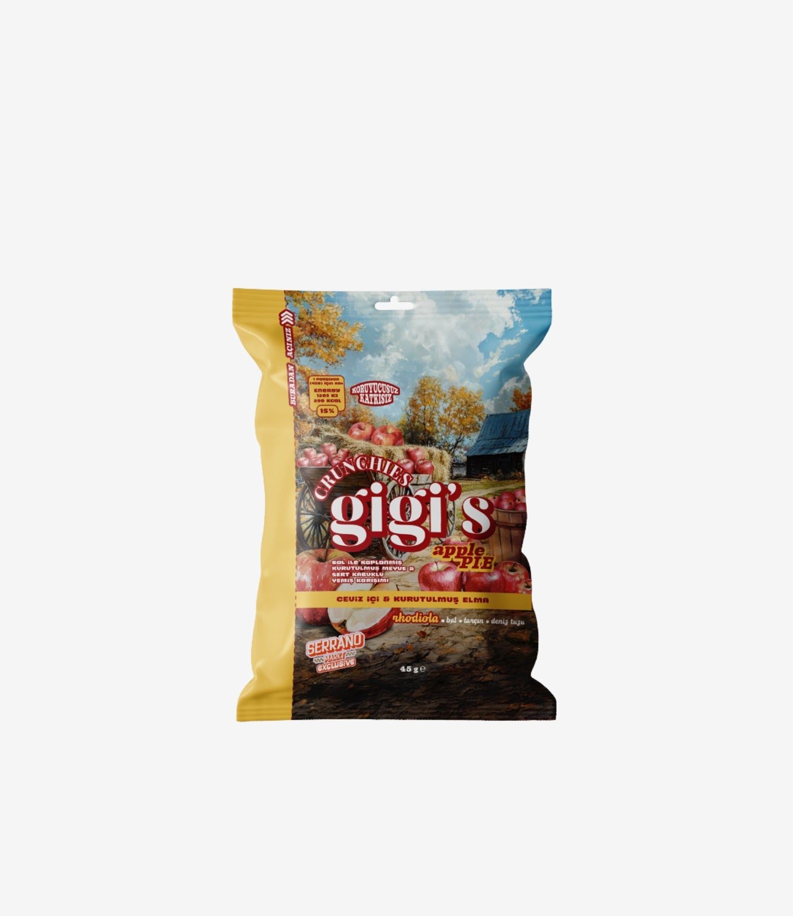4'lü Crunchies Apple Pie 45 gr