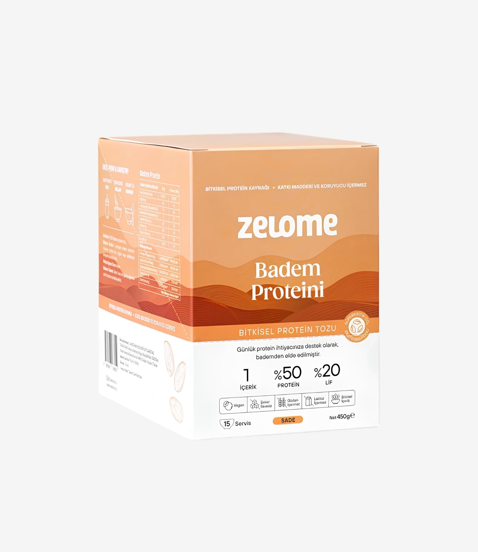 Badem Protein Tozu | 15'li Kutu