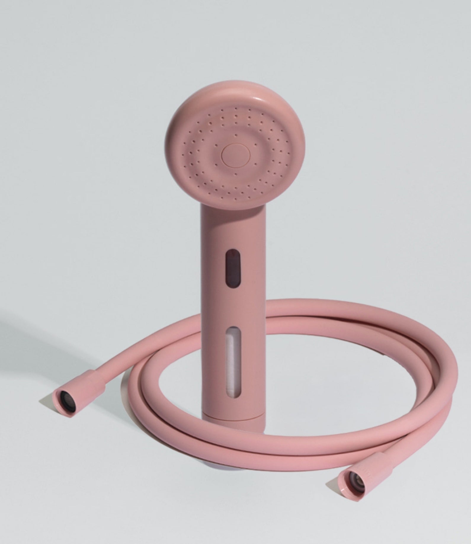 Pembe Filtreli Duş Başlığı ve Hortum