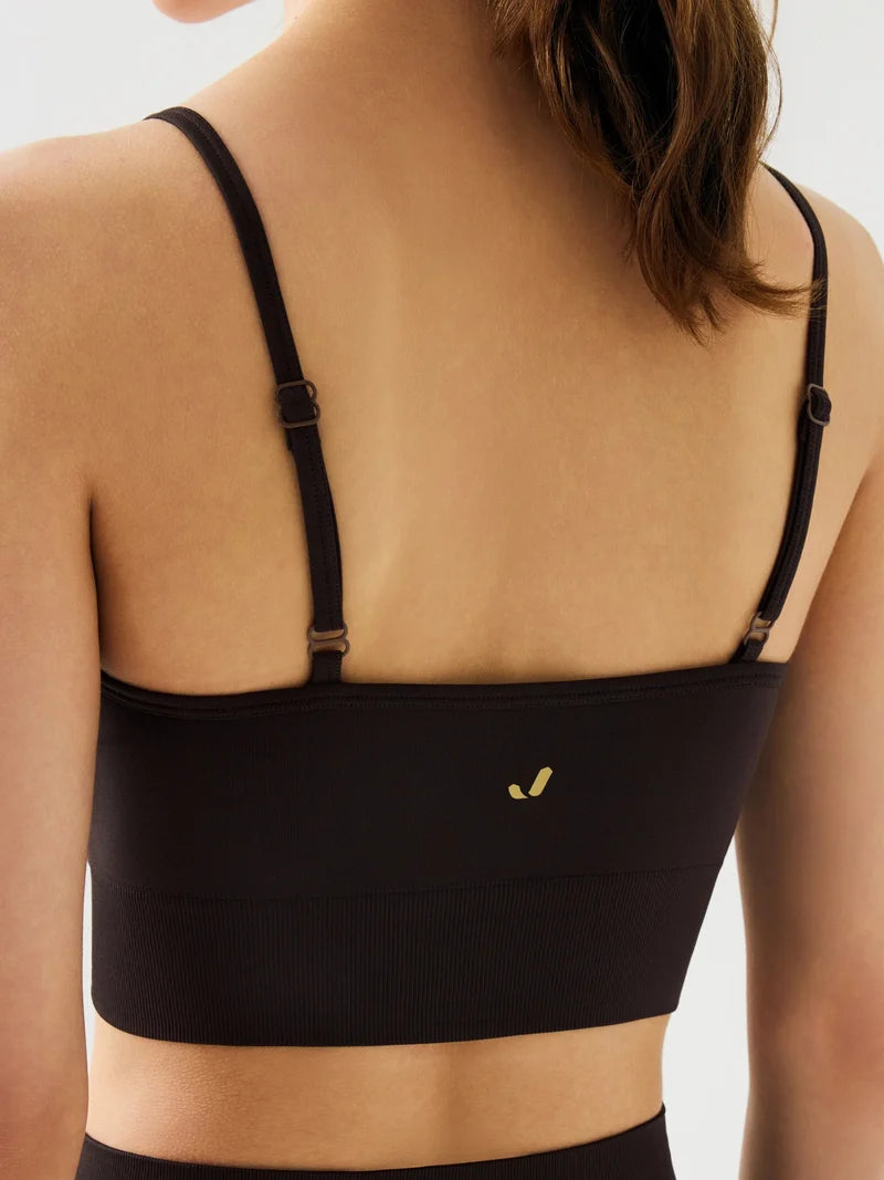 Vella İp Askılı Konfor Sport Bra | Acı Kahve