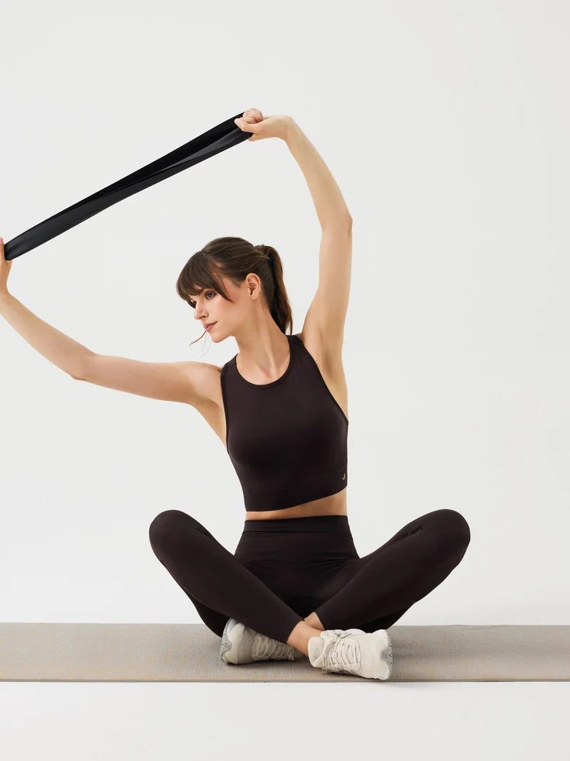 Vella Racerback Konfor Sport Bra | Acı Kahve